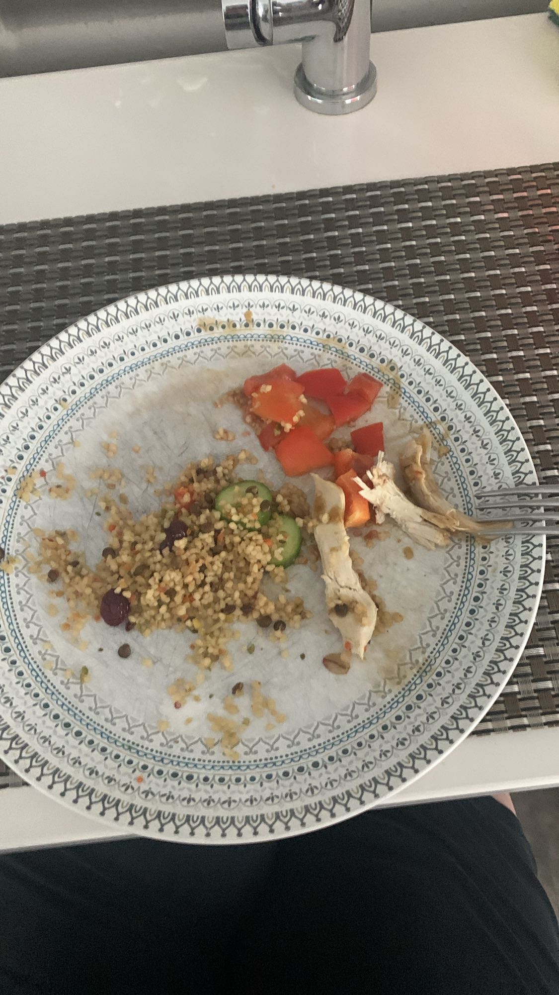 Salade de couscous poulet