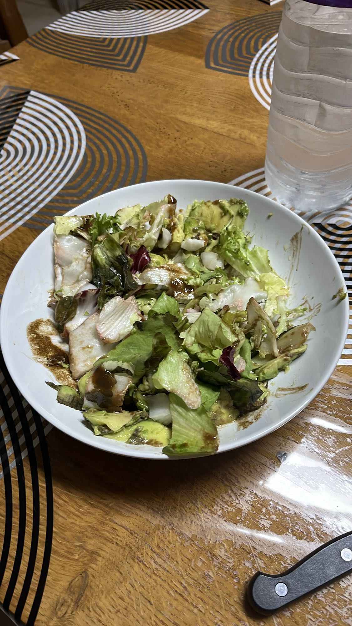 Salade verte avocat