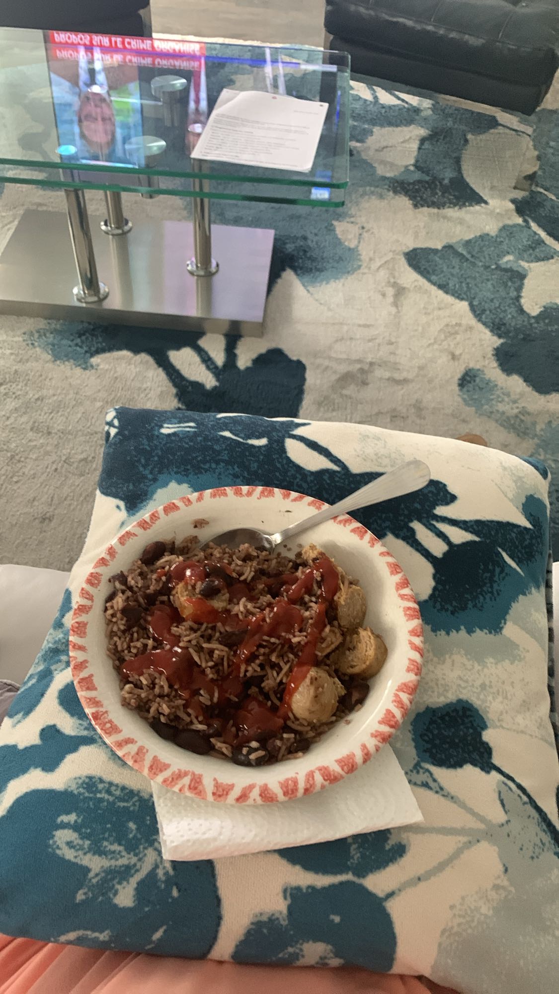 Riz haricots poulet