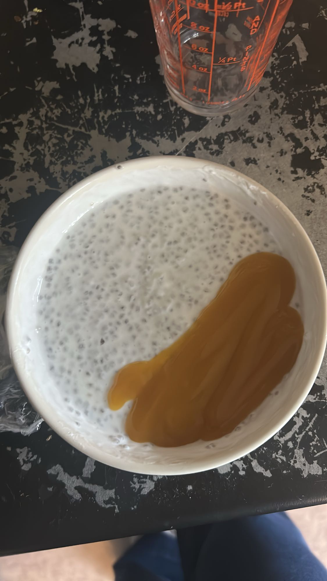 Pudding de chia mangue