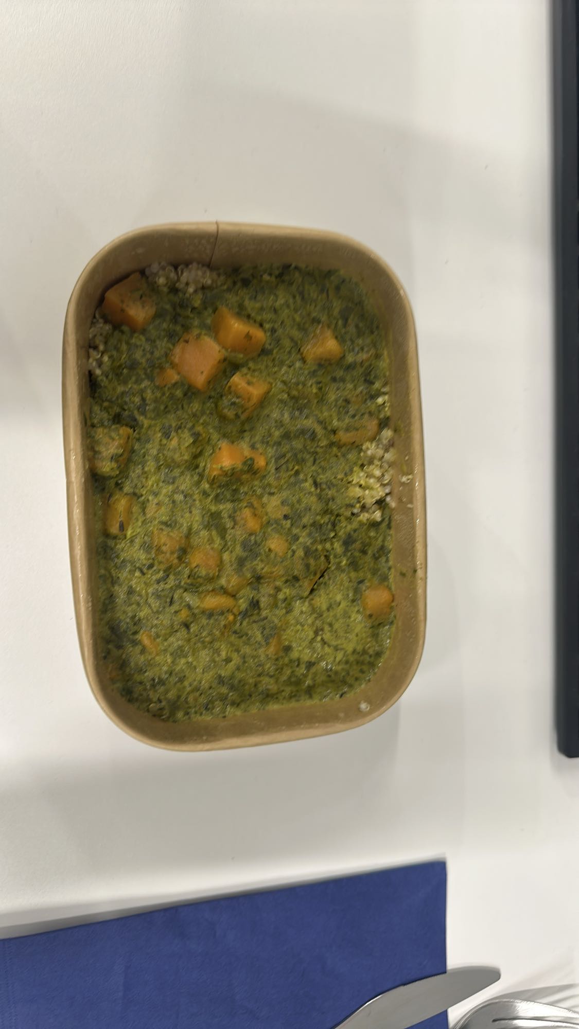 Curry vert quinoa patate
