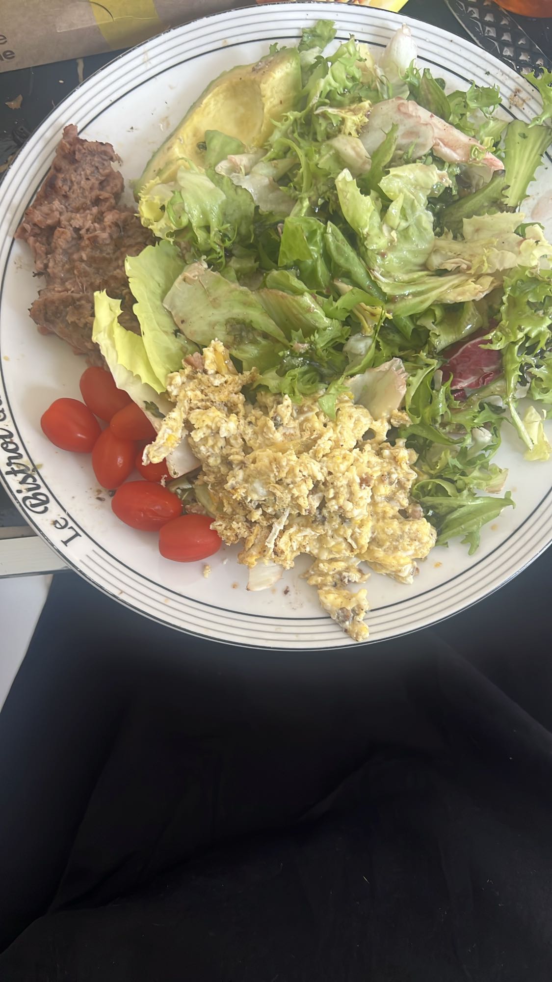 Salade œufs avocat