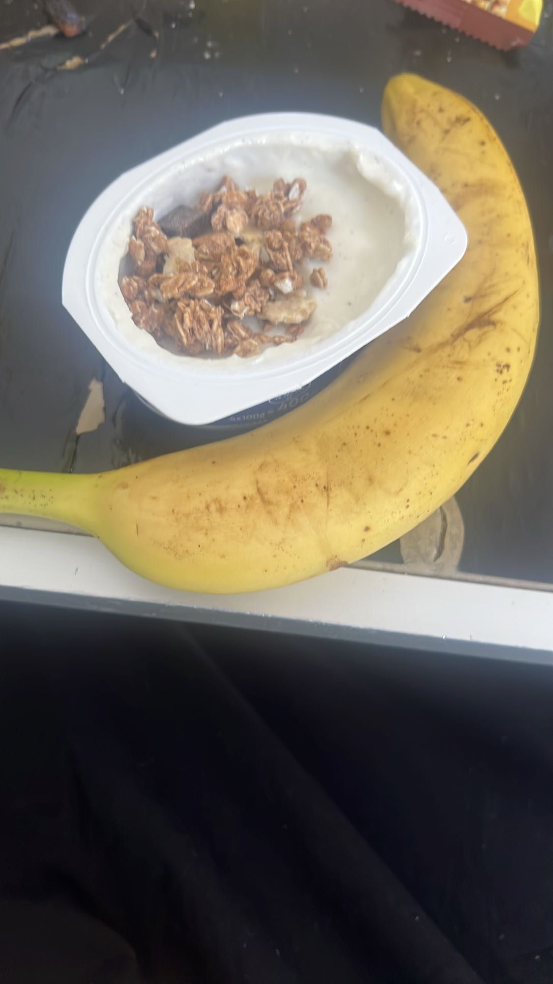 Yaourt granola banane