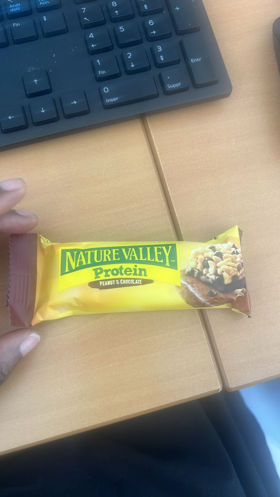 Barre protéinée cacahuète