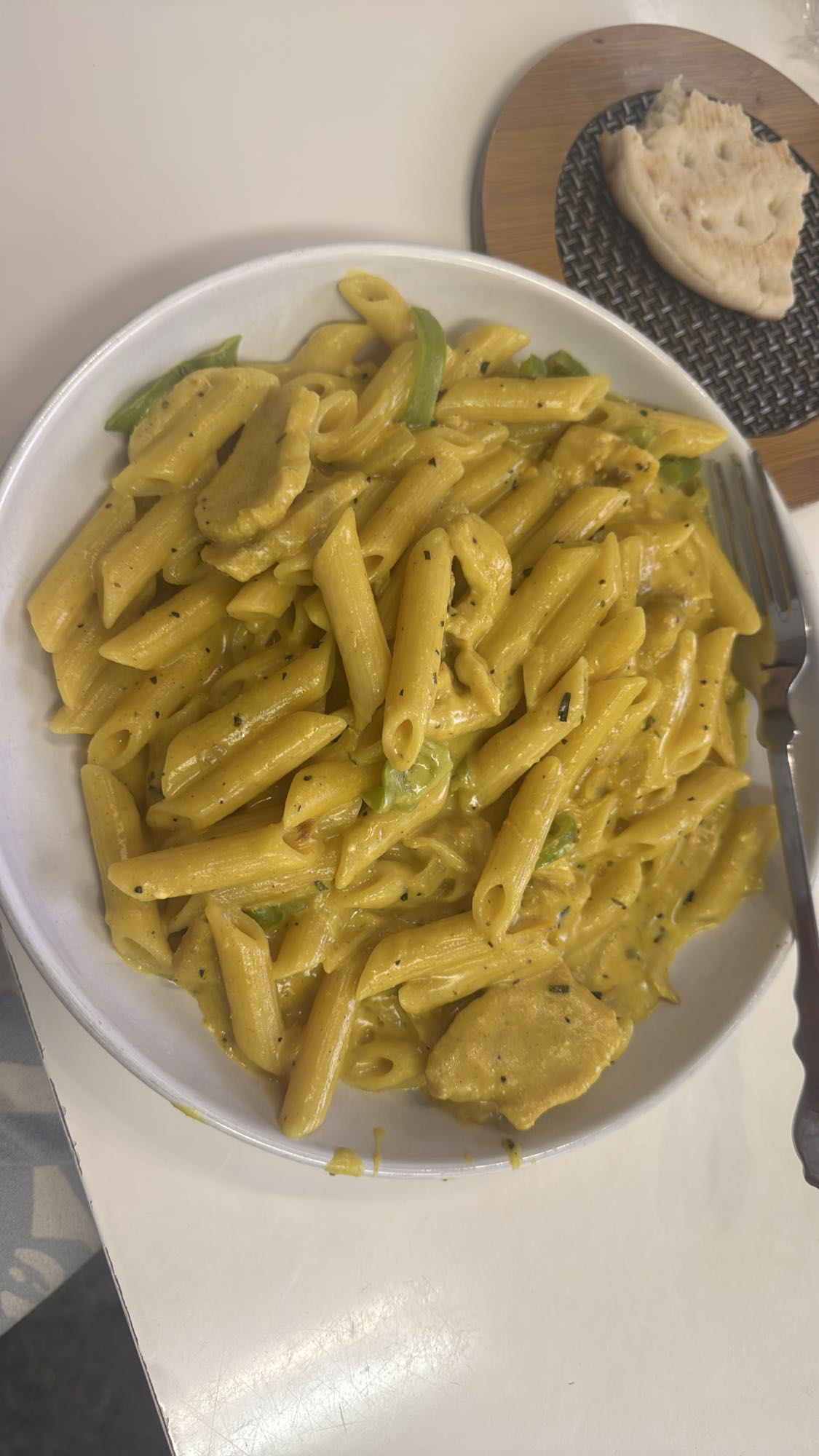 Krämig kycklingpasta