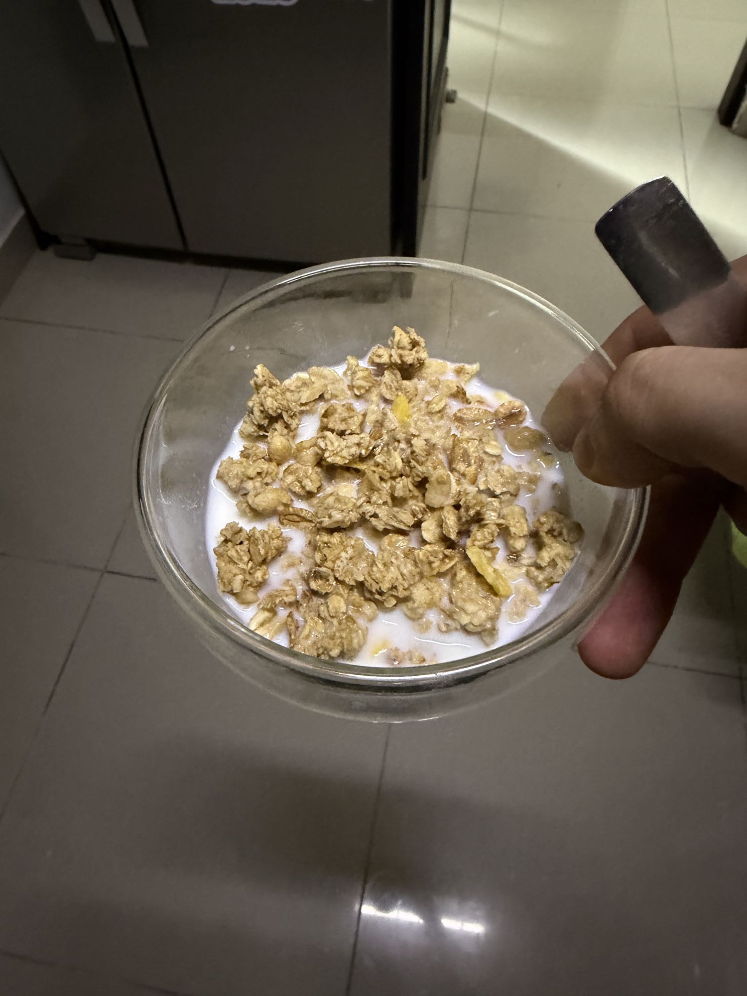 granola con yogur
