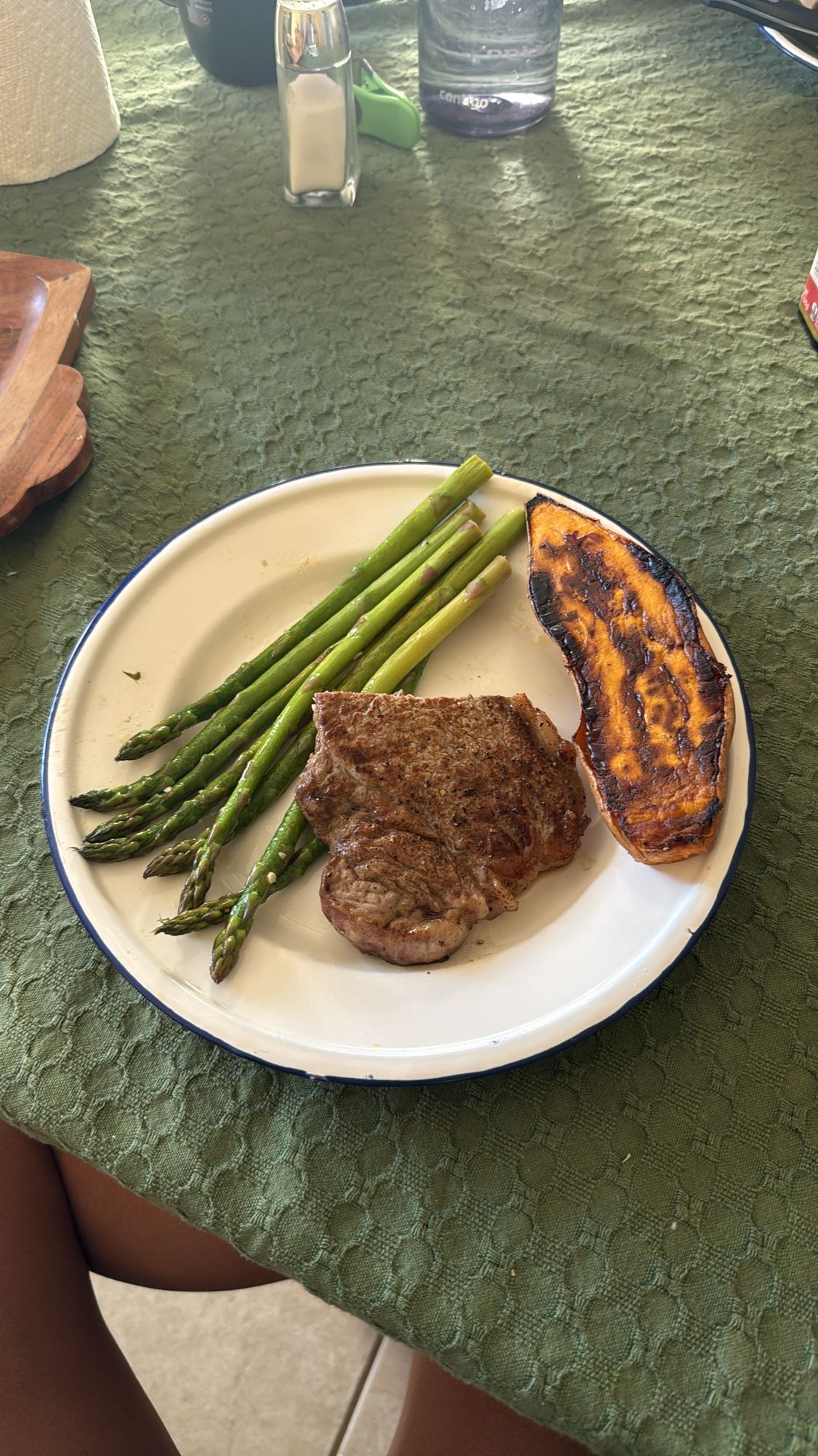 Steak Asparagus Plate