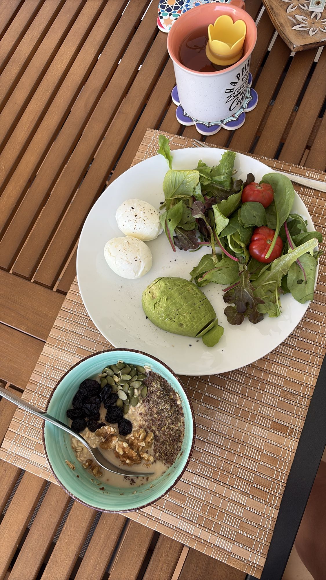 Egg Avocado Oat Bowl