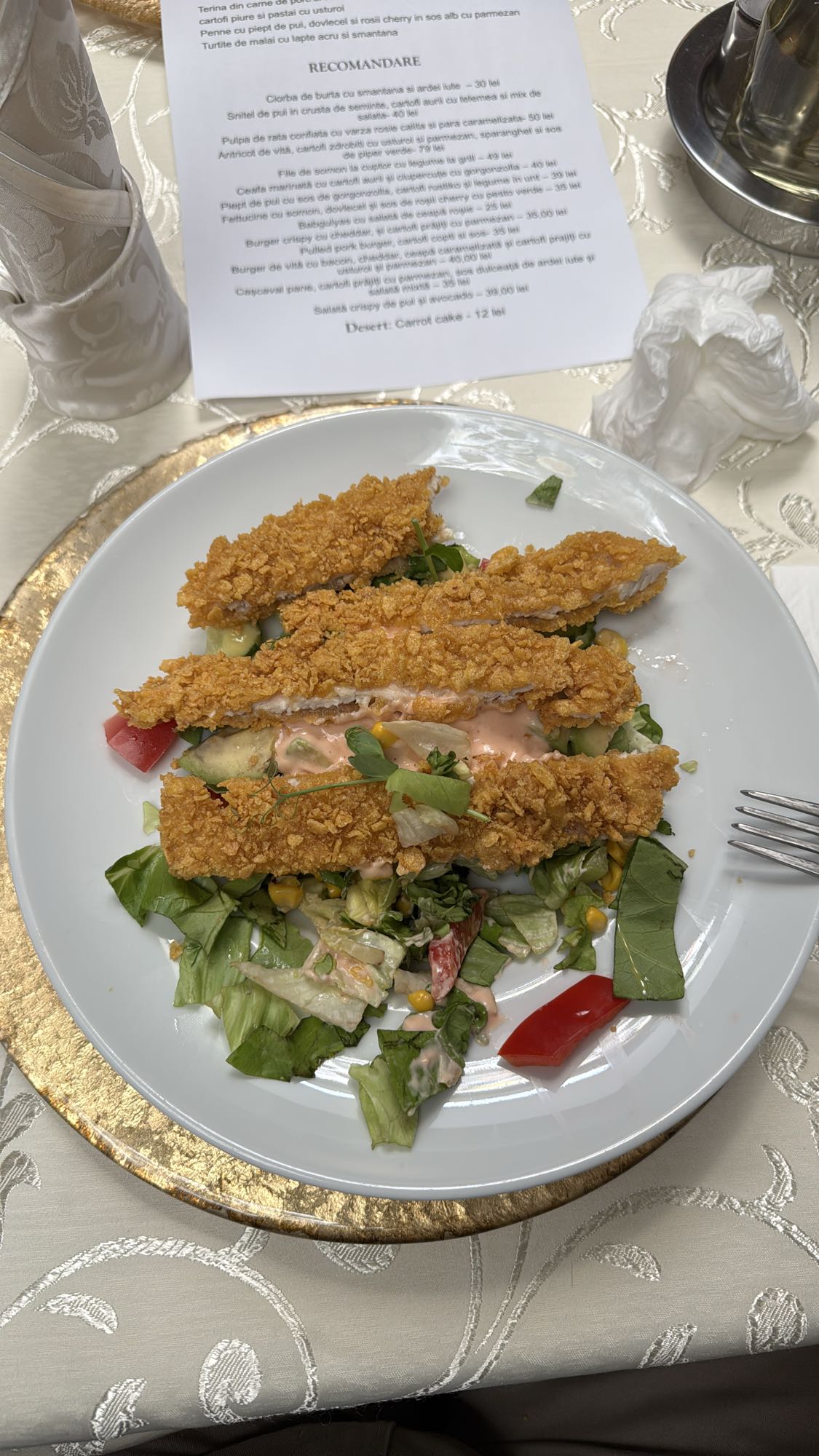 Crispy Chicken Salad