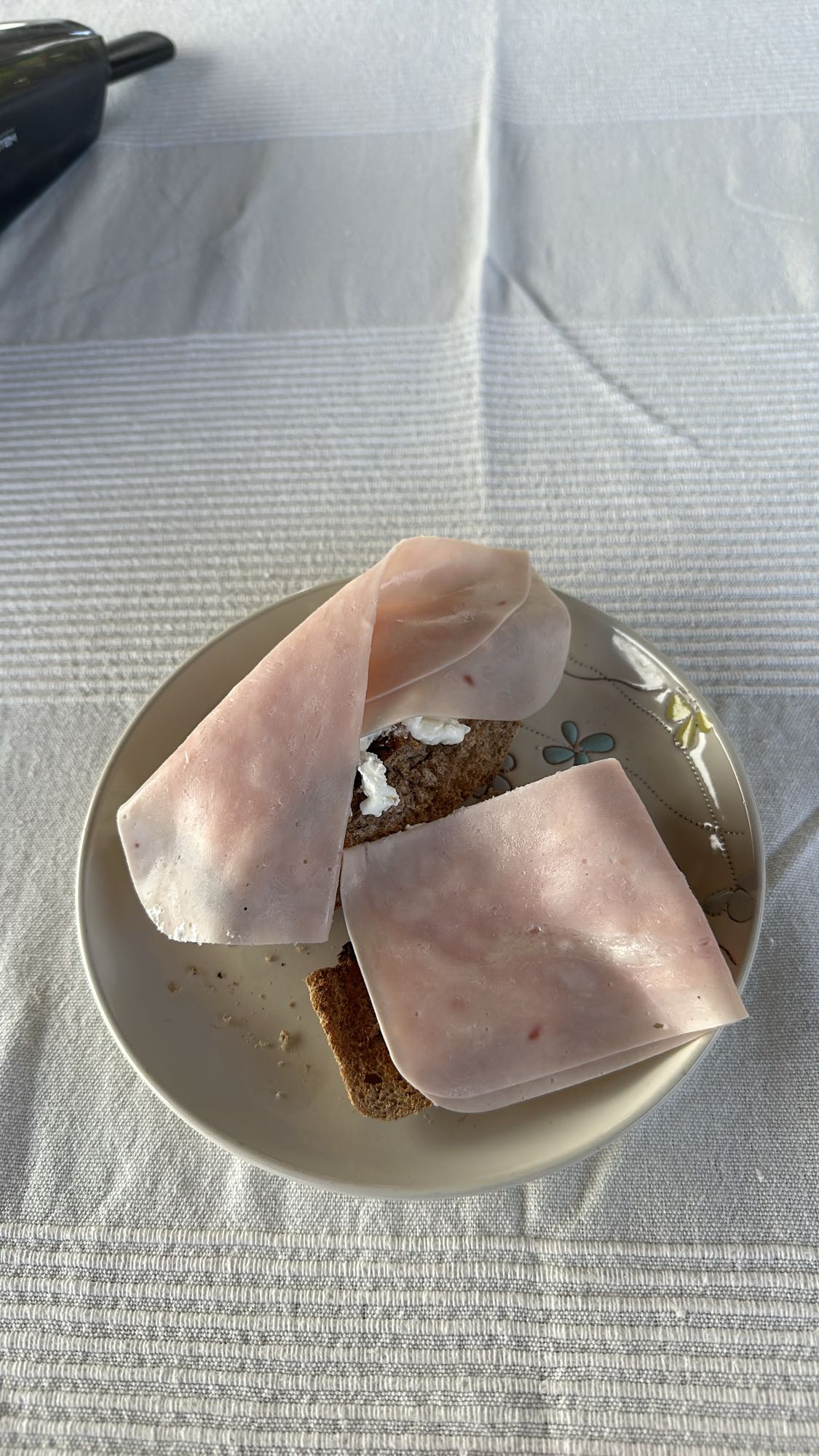 tostadas con jamón