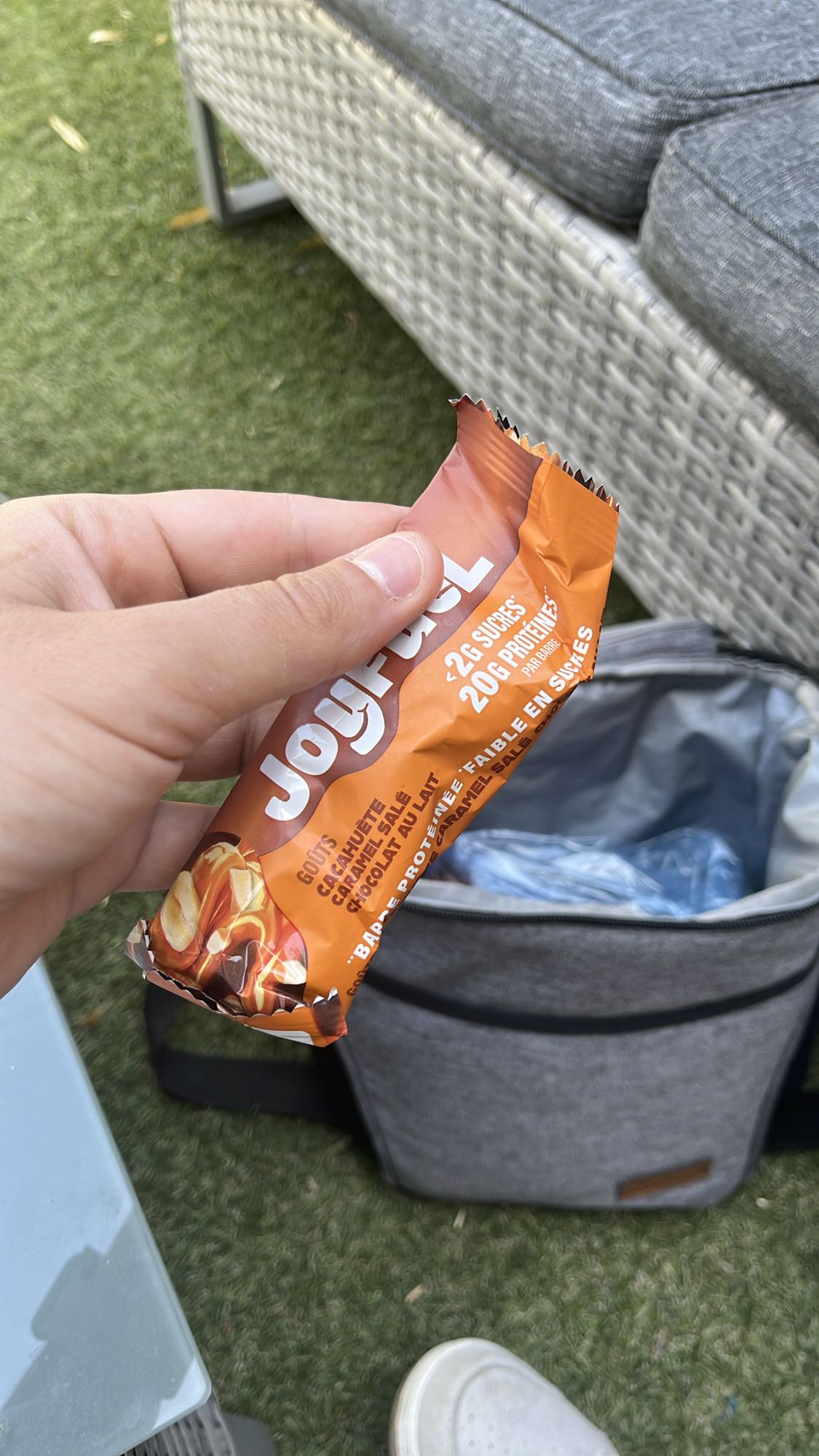 Barre protéinée caramel