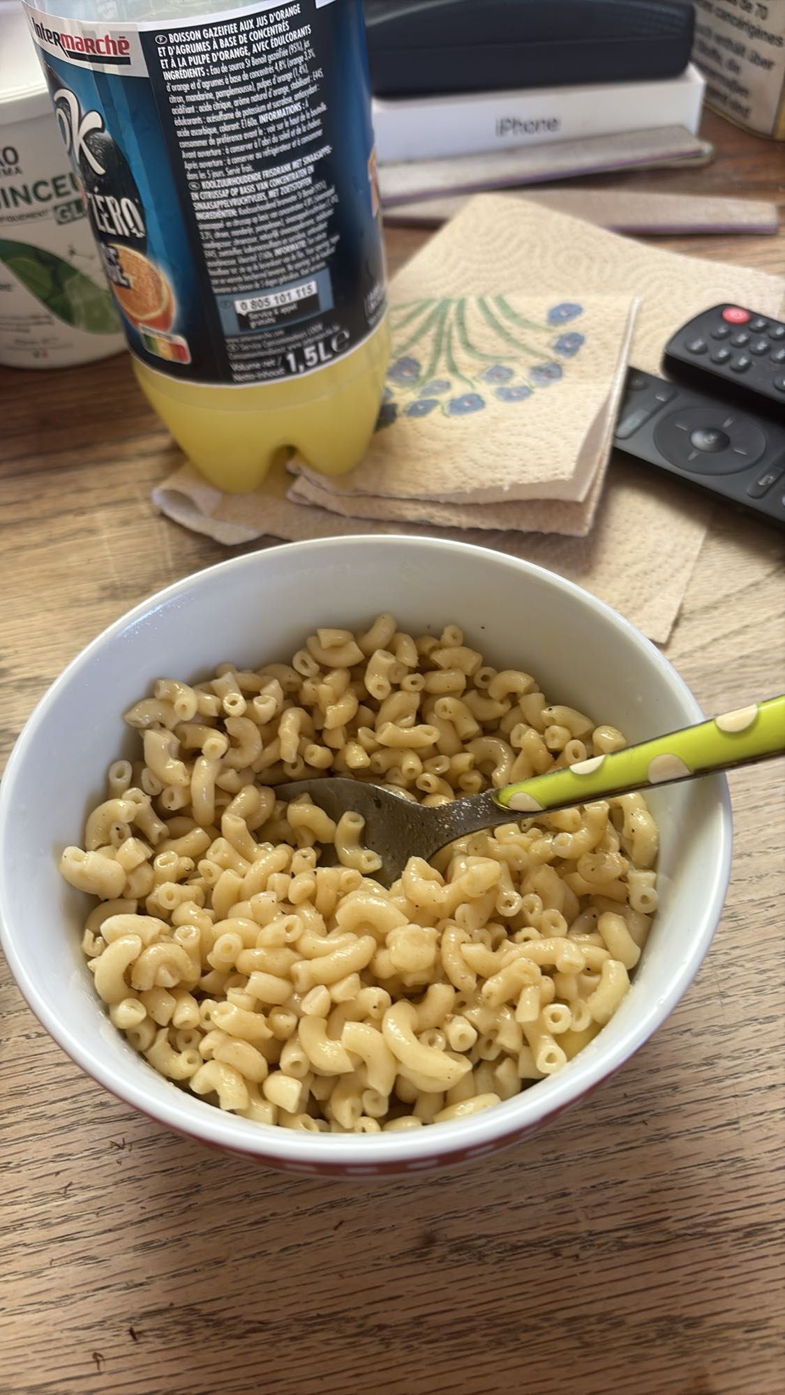 Macaronis au beurre