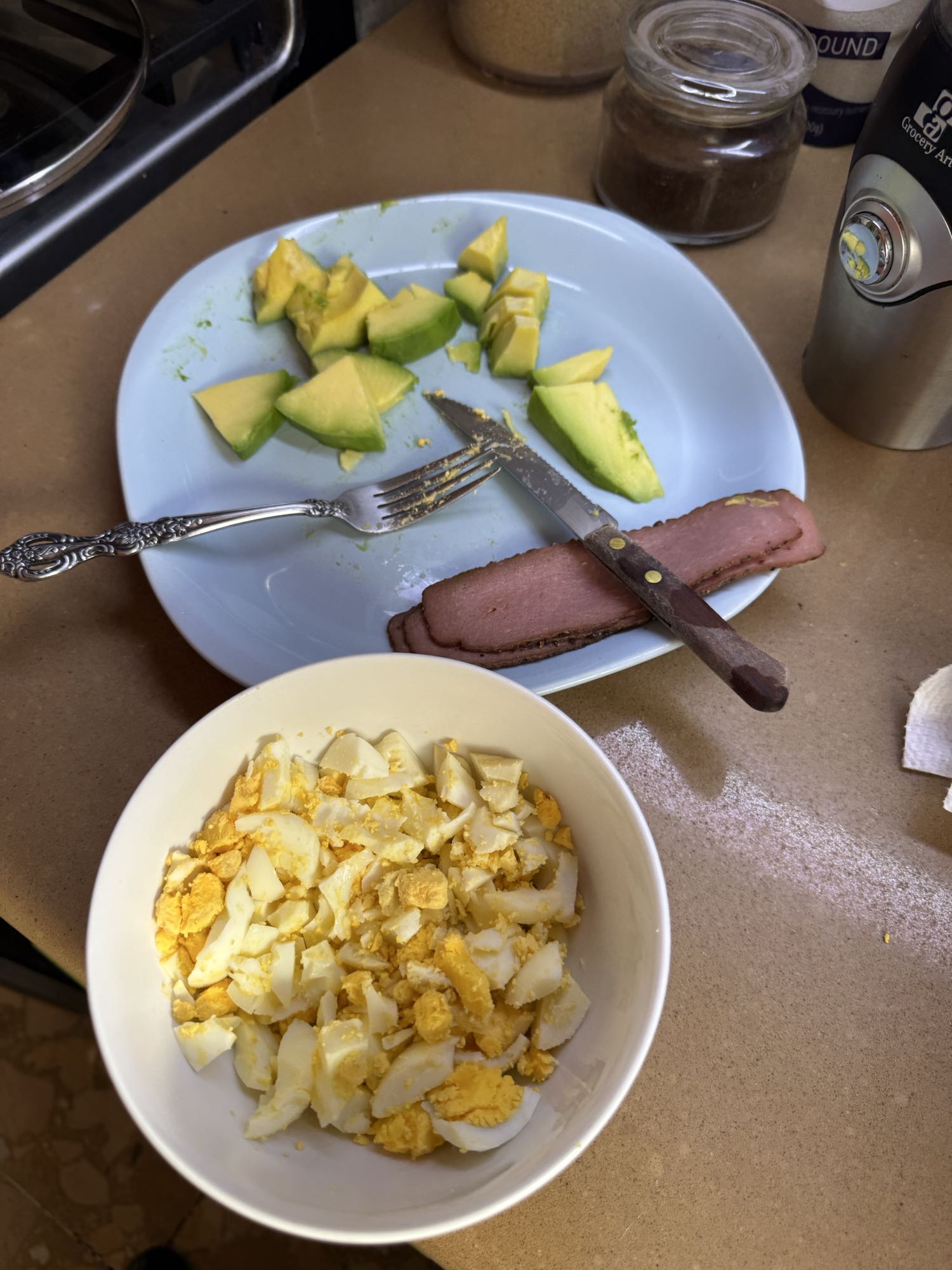 huevos con aguacate