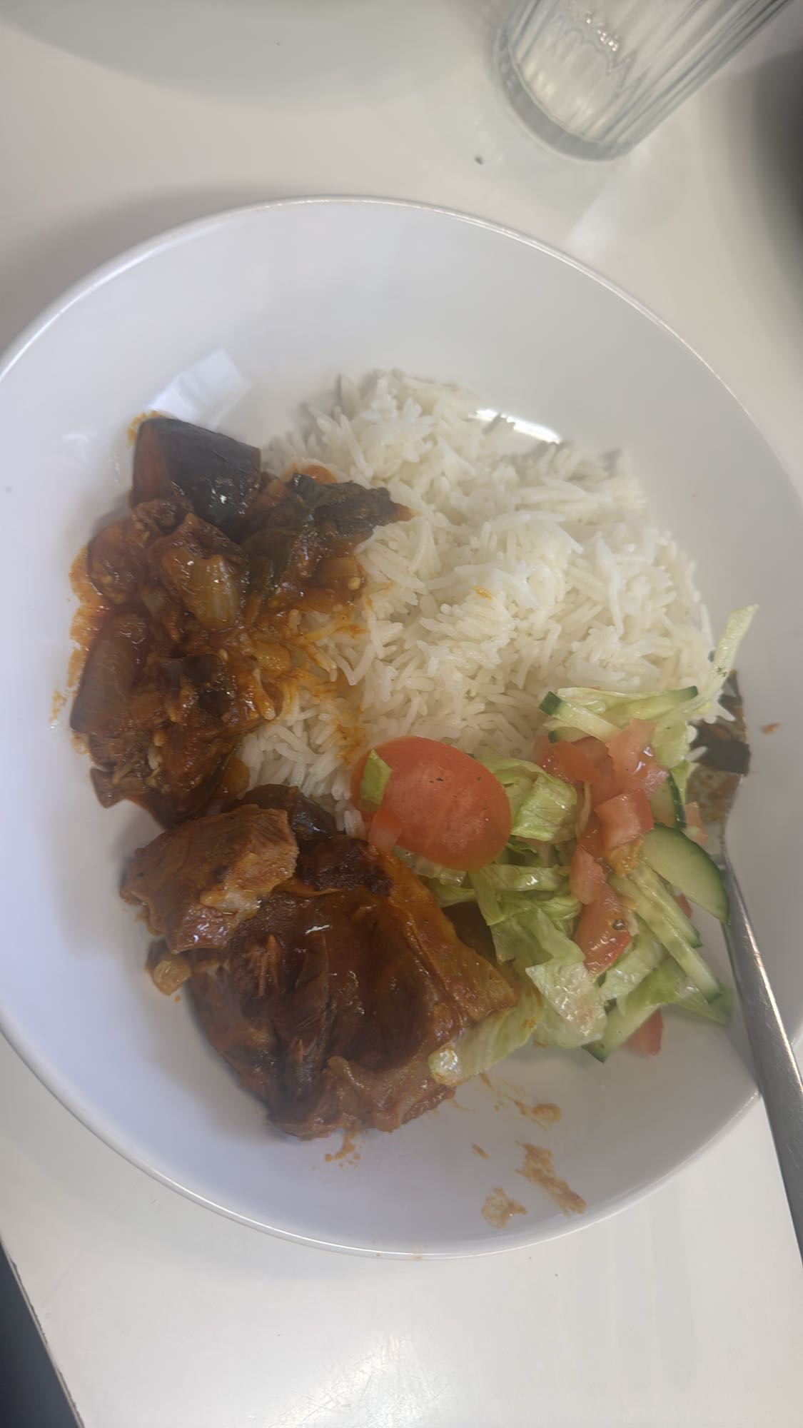 Ris med kycklinggryta