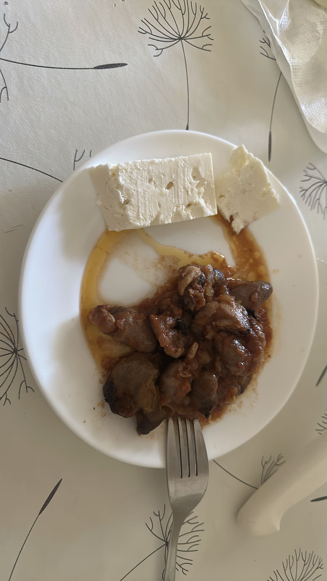 Liver and Feta Plate