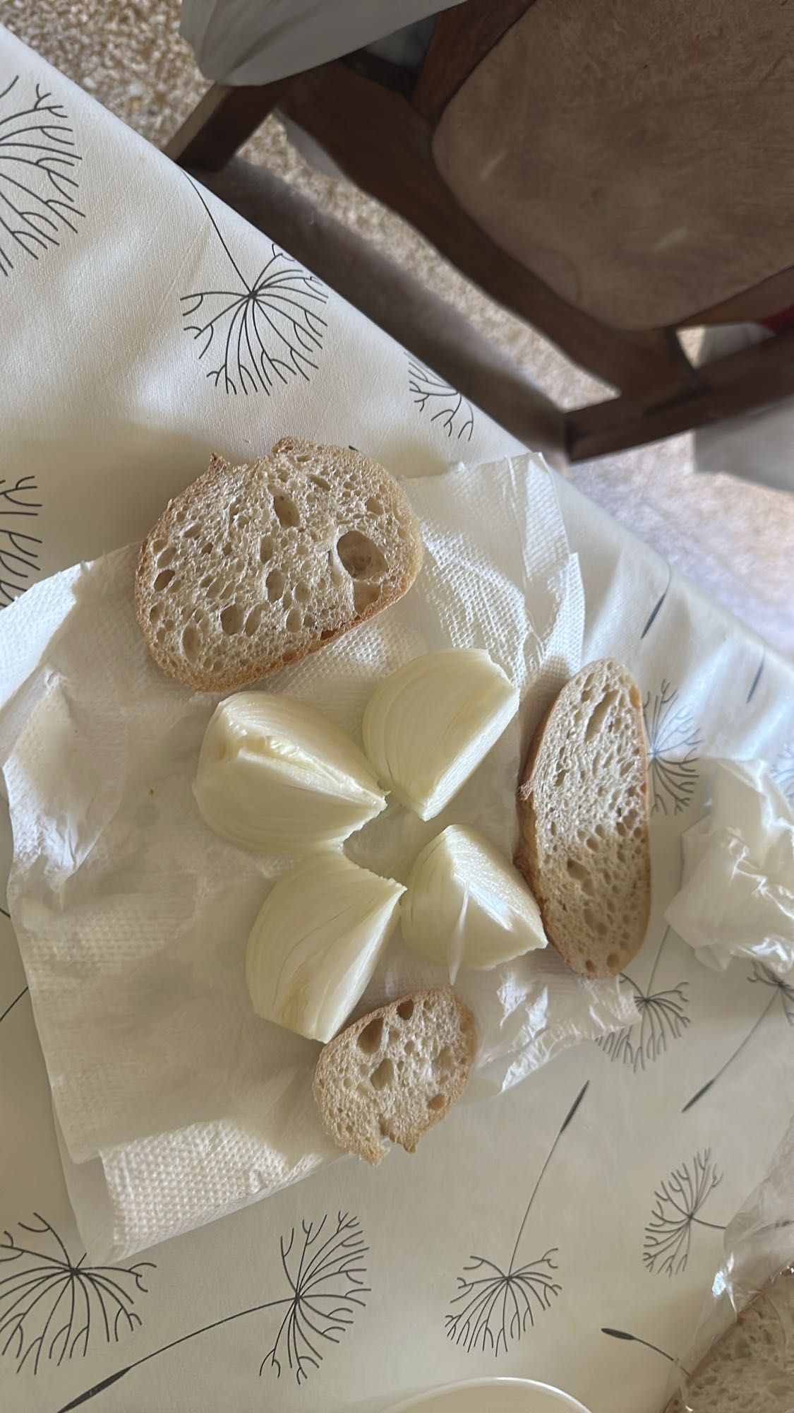 Onion and Bread Snack