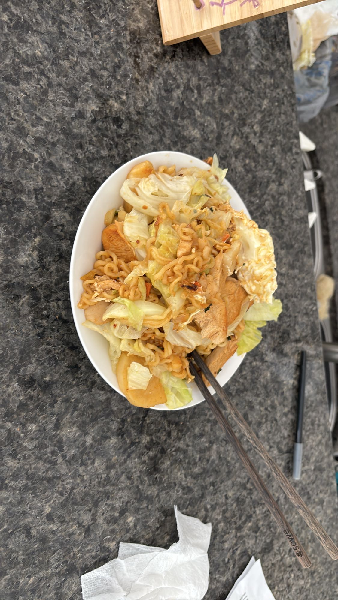 Chicken Cabbage Noodles