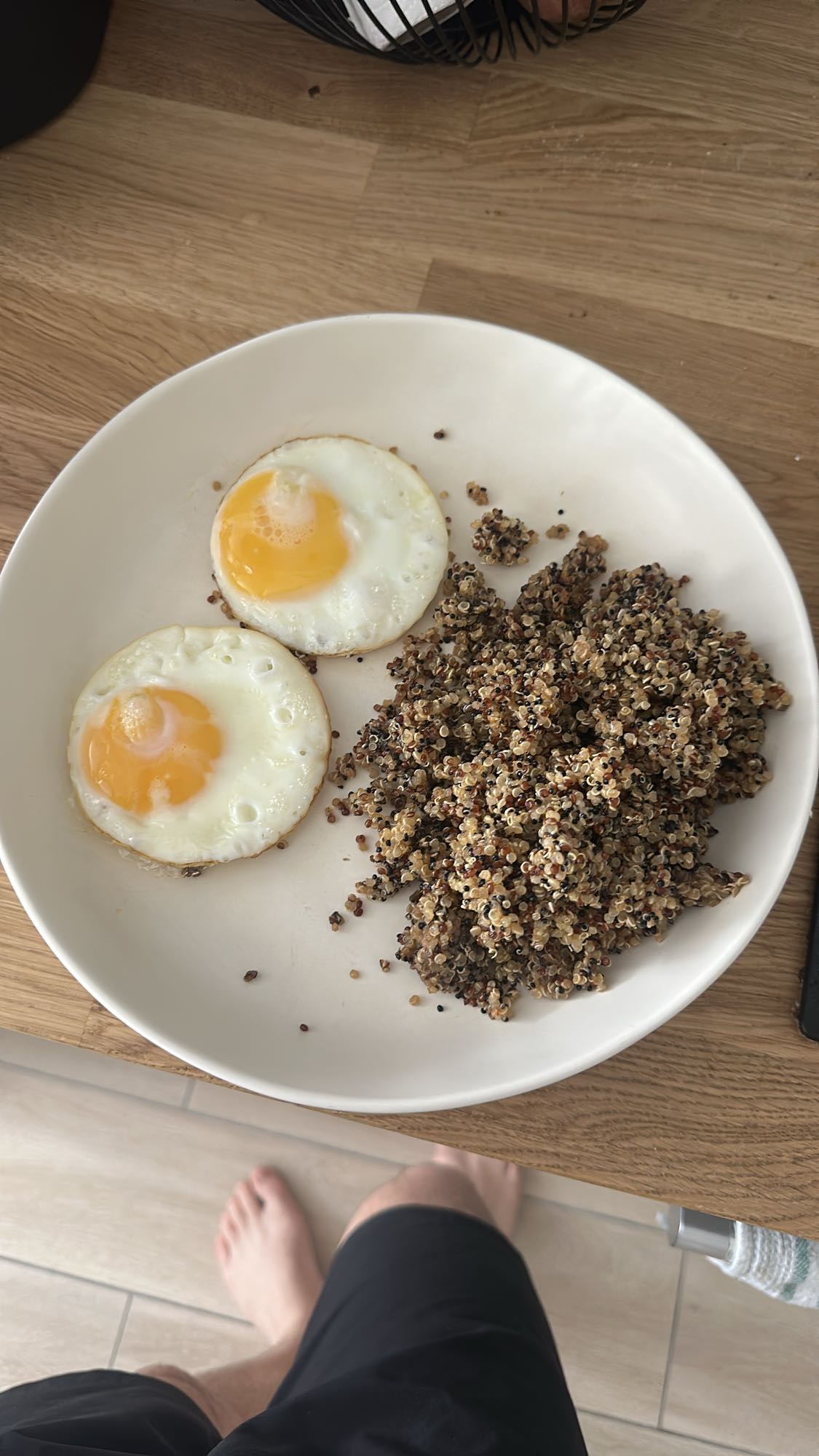 Œufs au quinoa