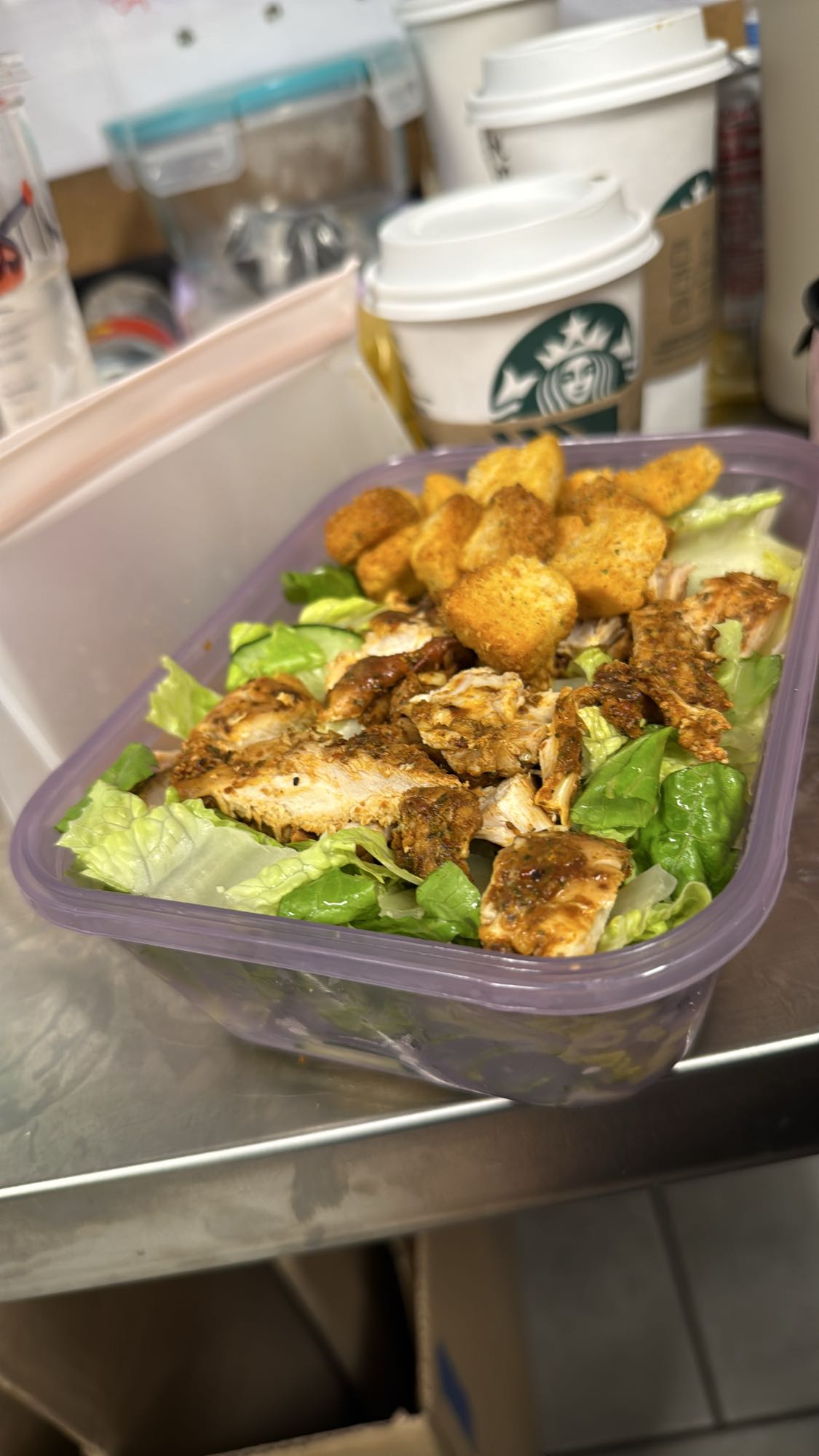 Chicken Crouton Salad