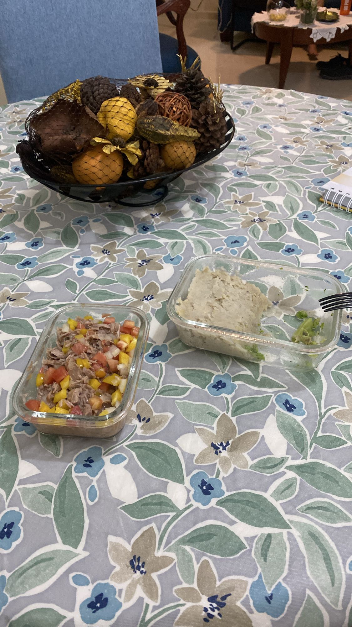 Atún con puré y brócoli