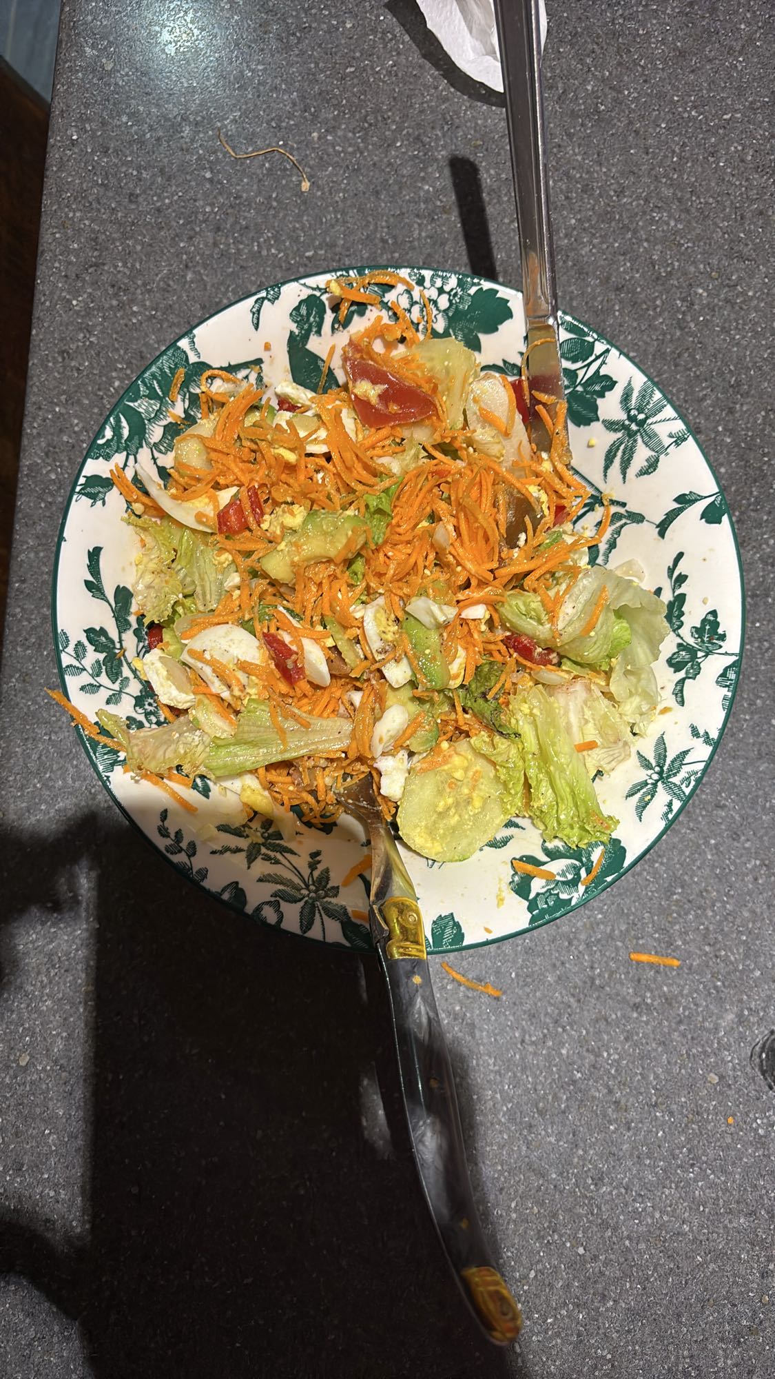 Salade composée à la fêta