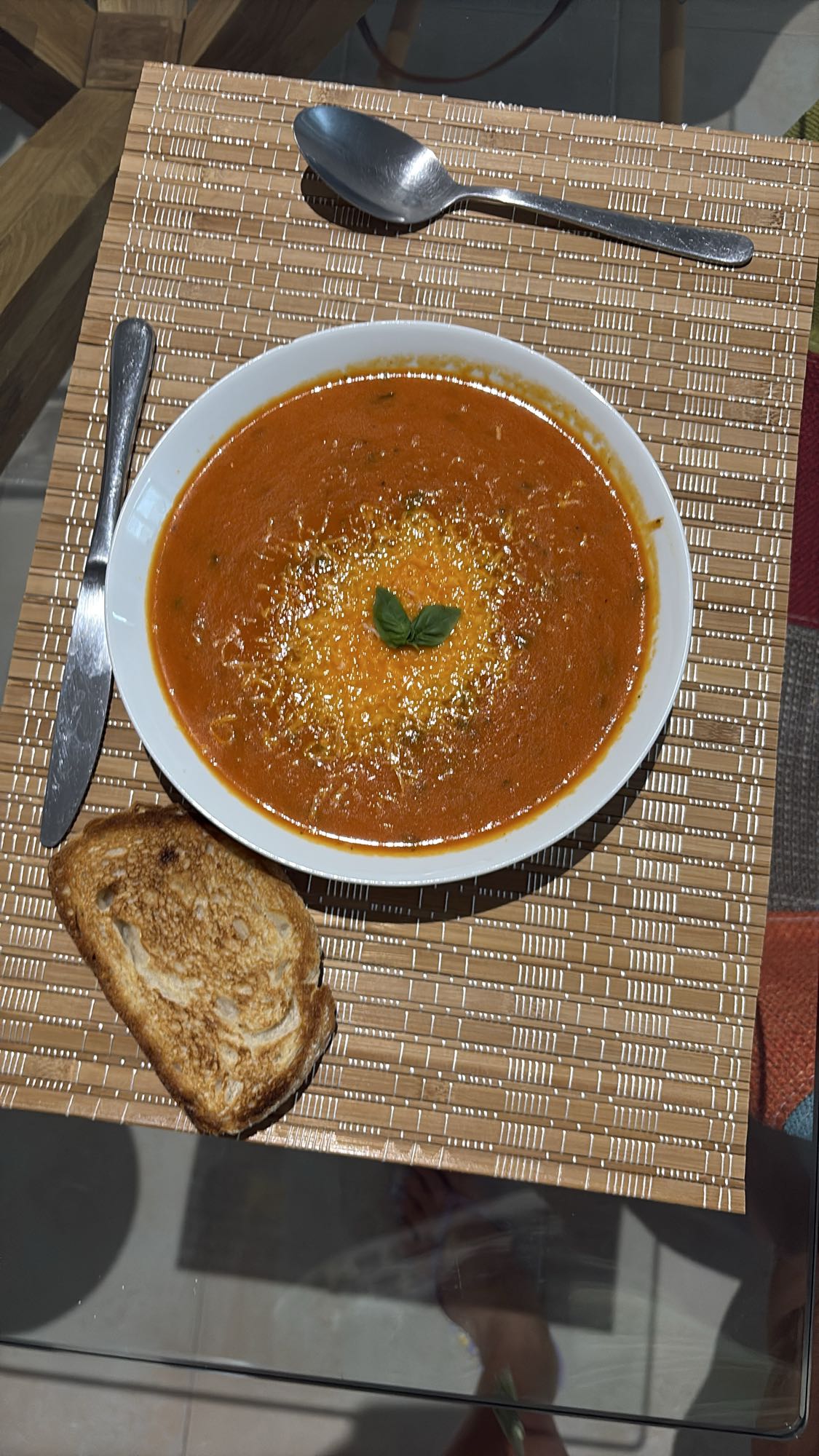 Tomato Soup with Toast