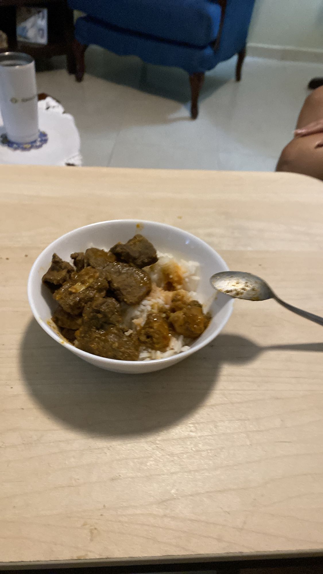 arroz con carne guisada