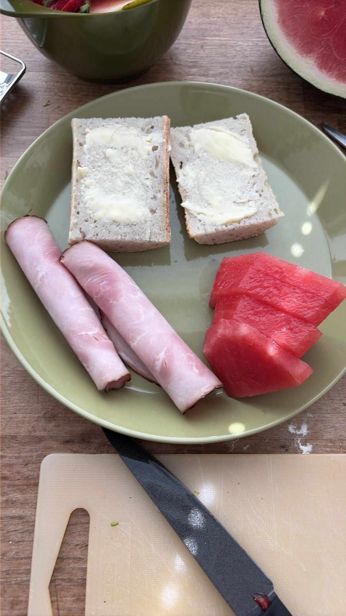 Smörgås med skinka