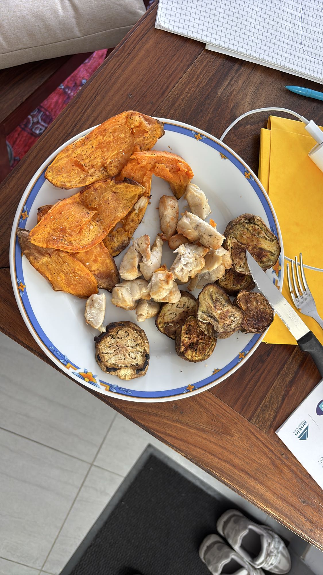 Poulet patate douce