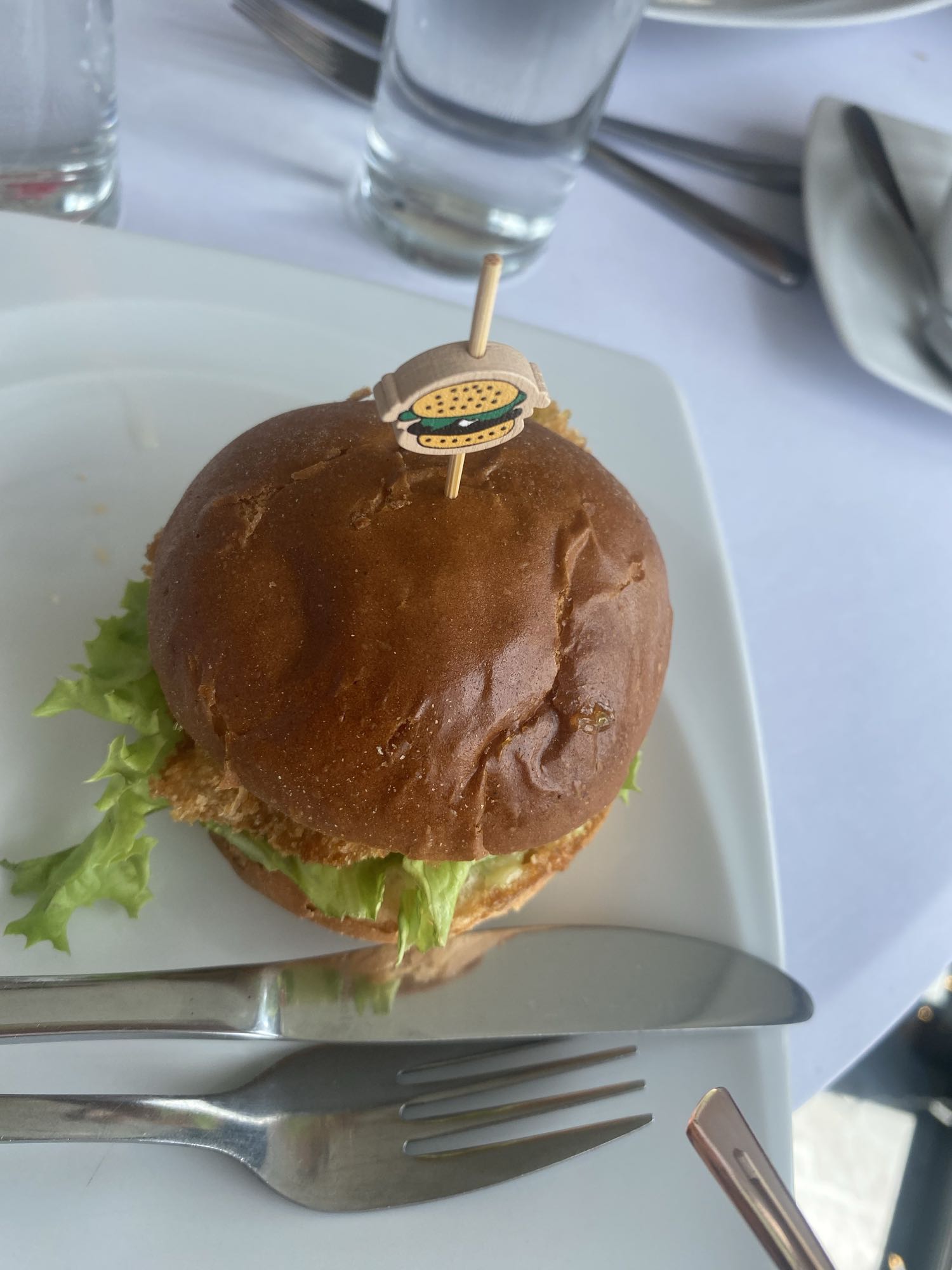 Burger panierowany