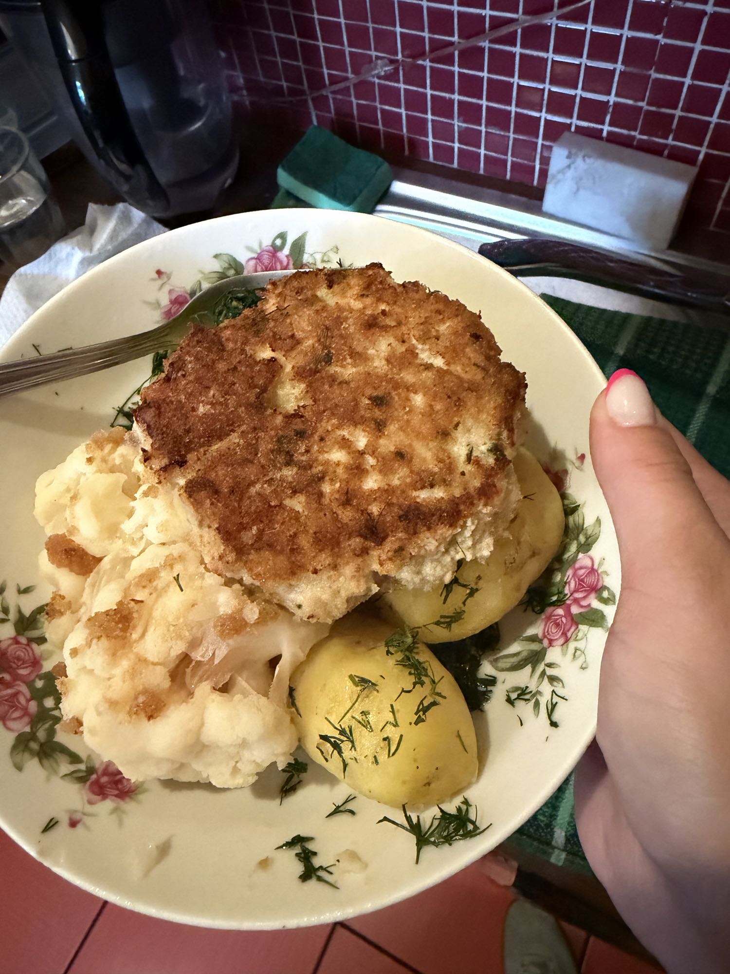 Kotlet z kalafiorem