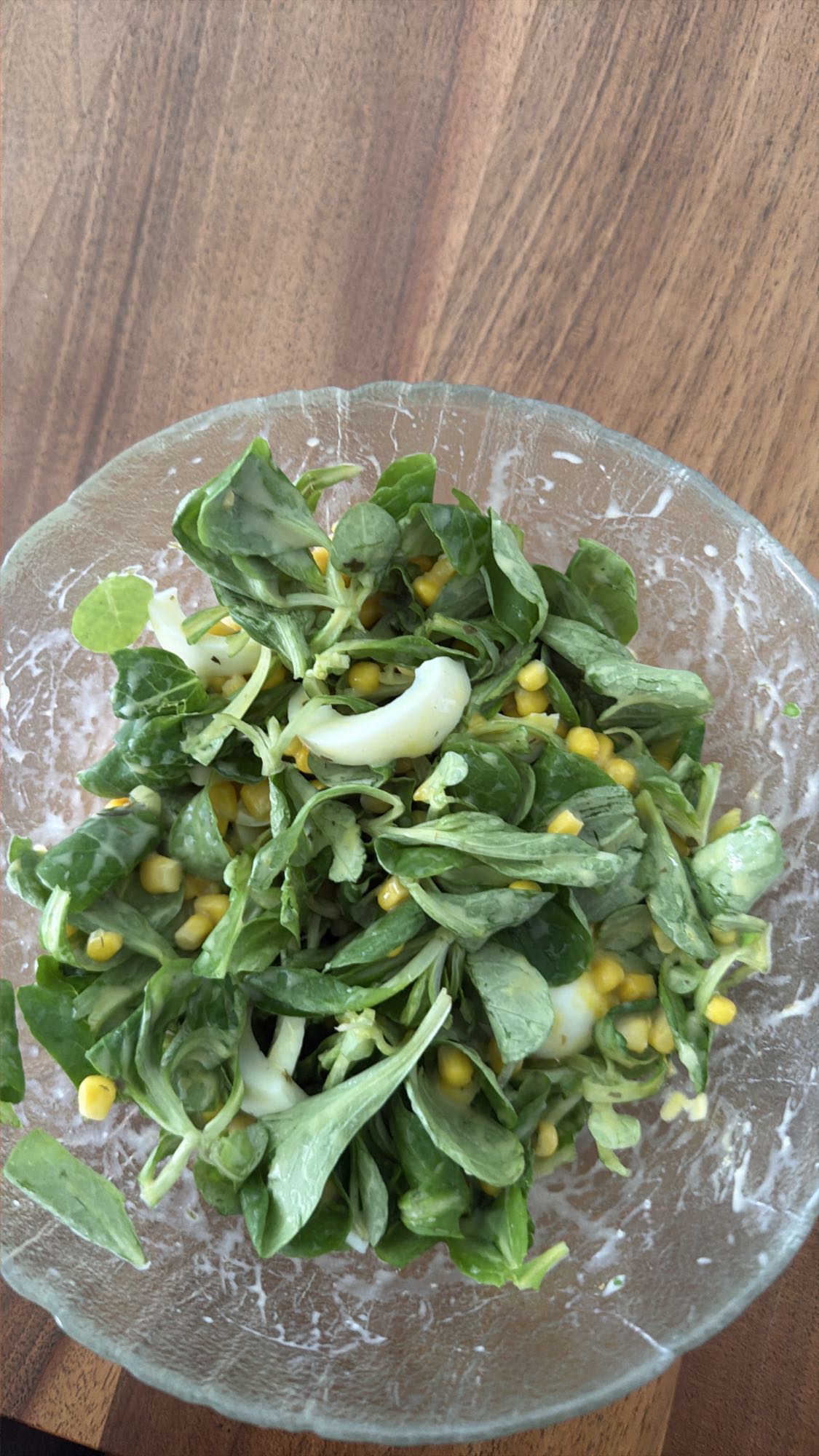 Feldsalat mit Mais