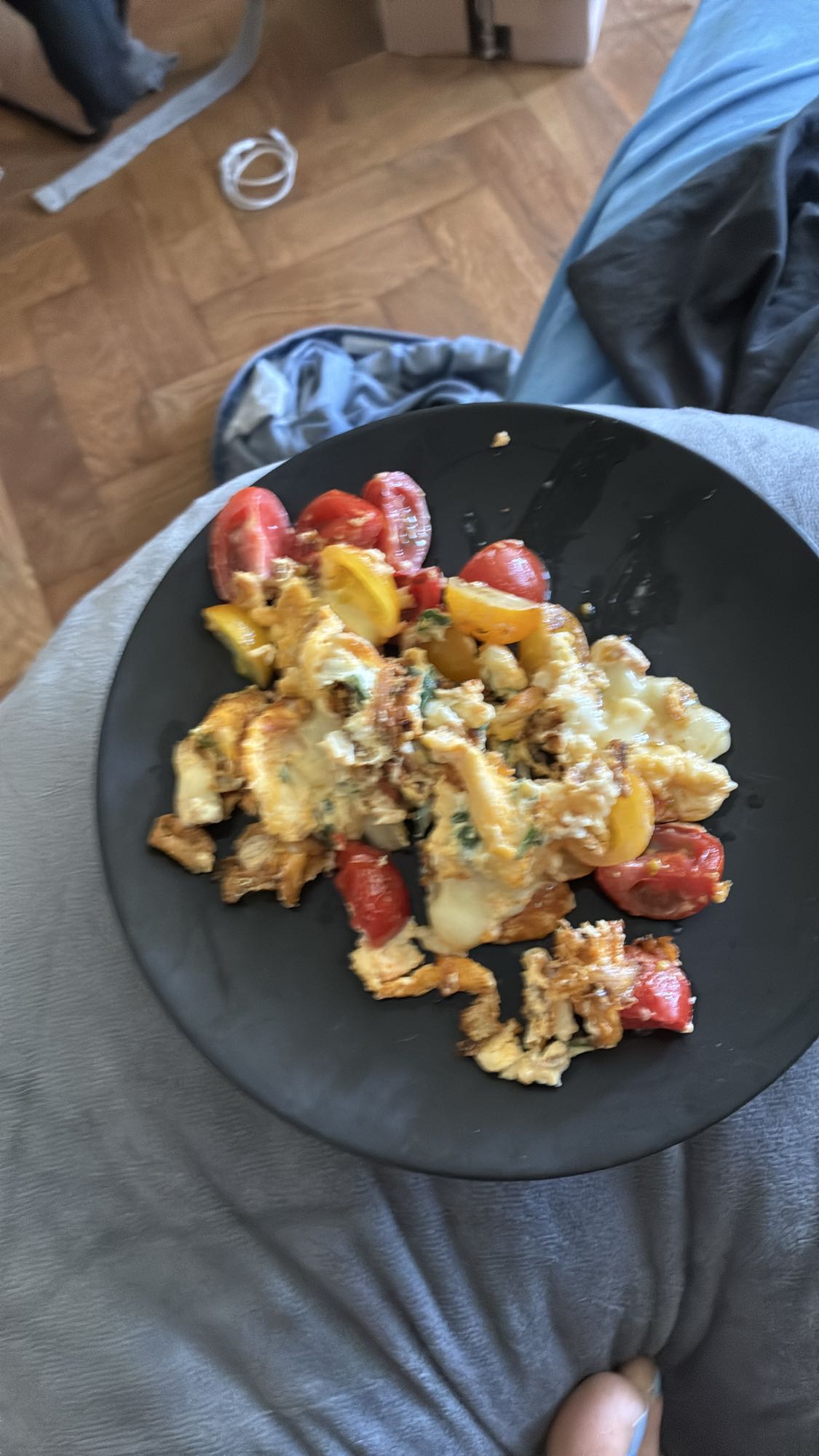 Rührei mit Tomaten