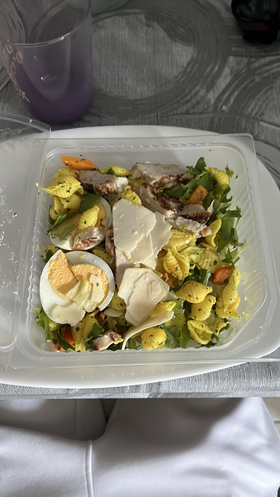 Salade de pâtes au poulet