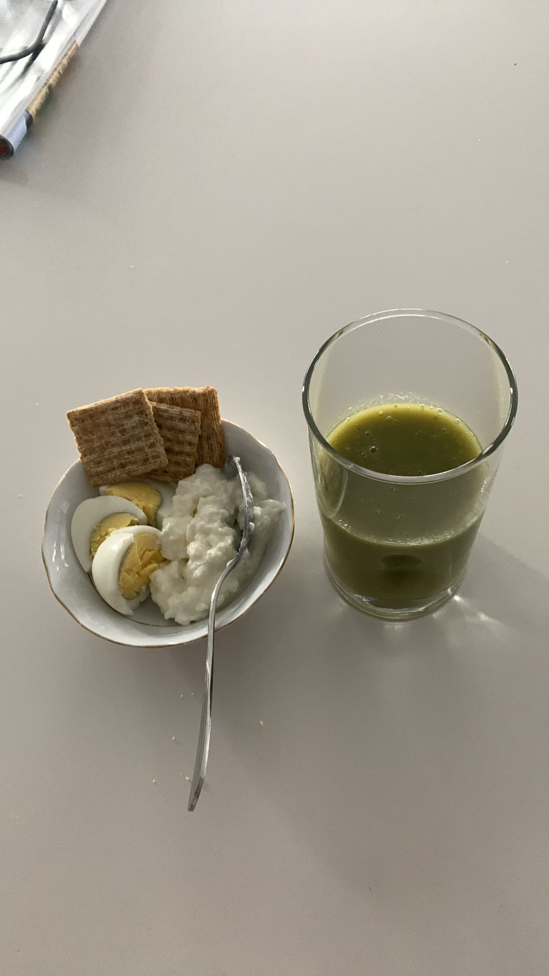 bol et jus vert