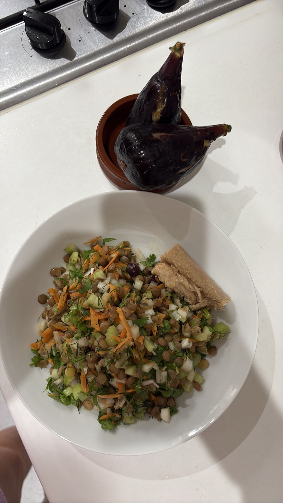 Lentil Tuna Fig Salad