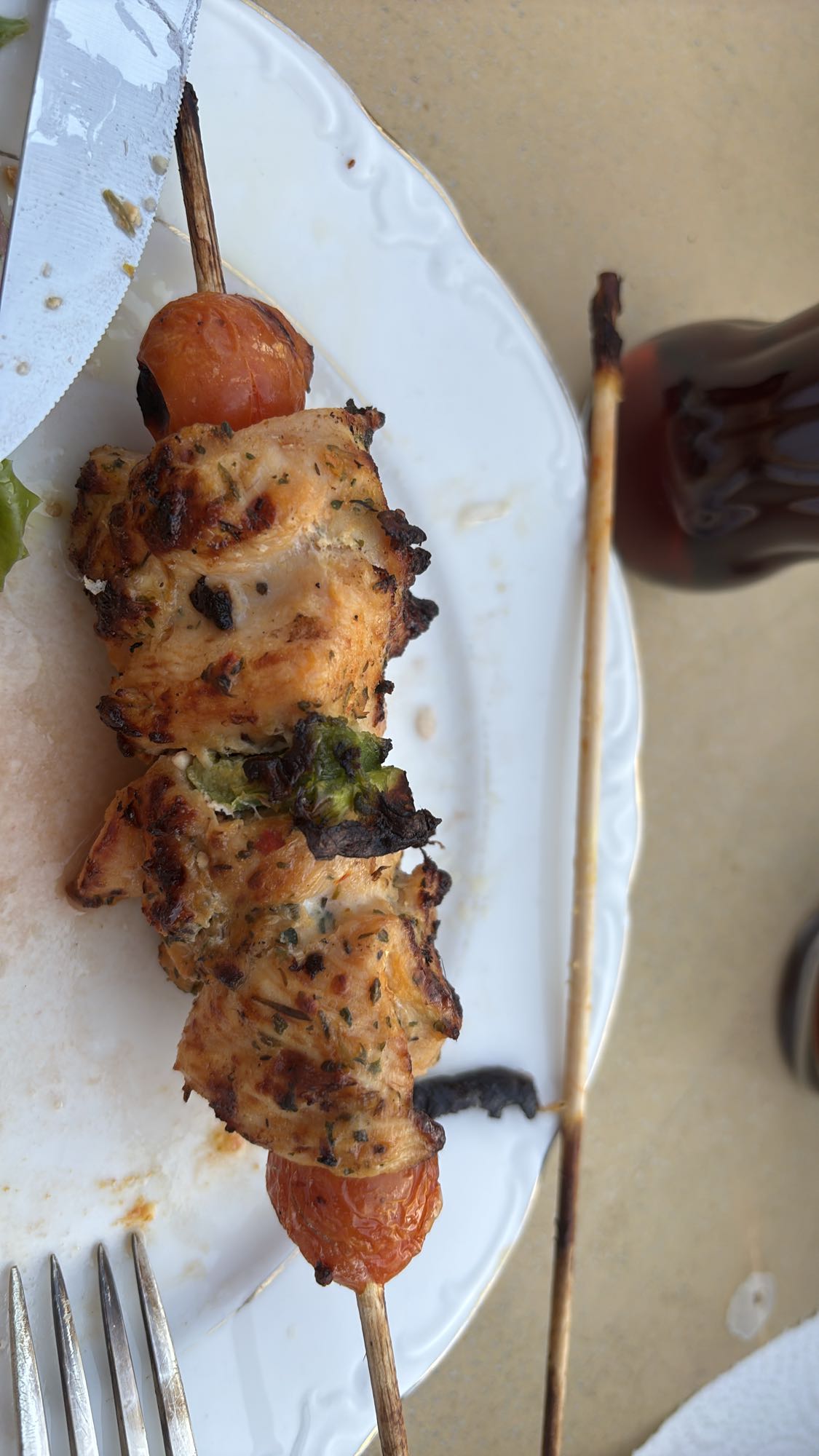 Brochette de poulet