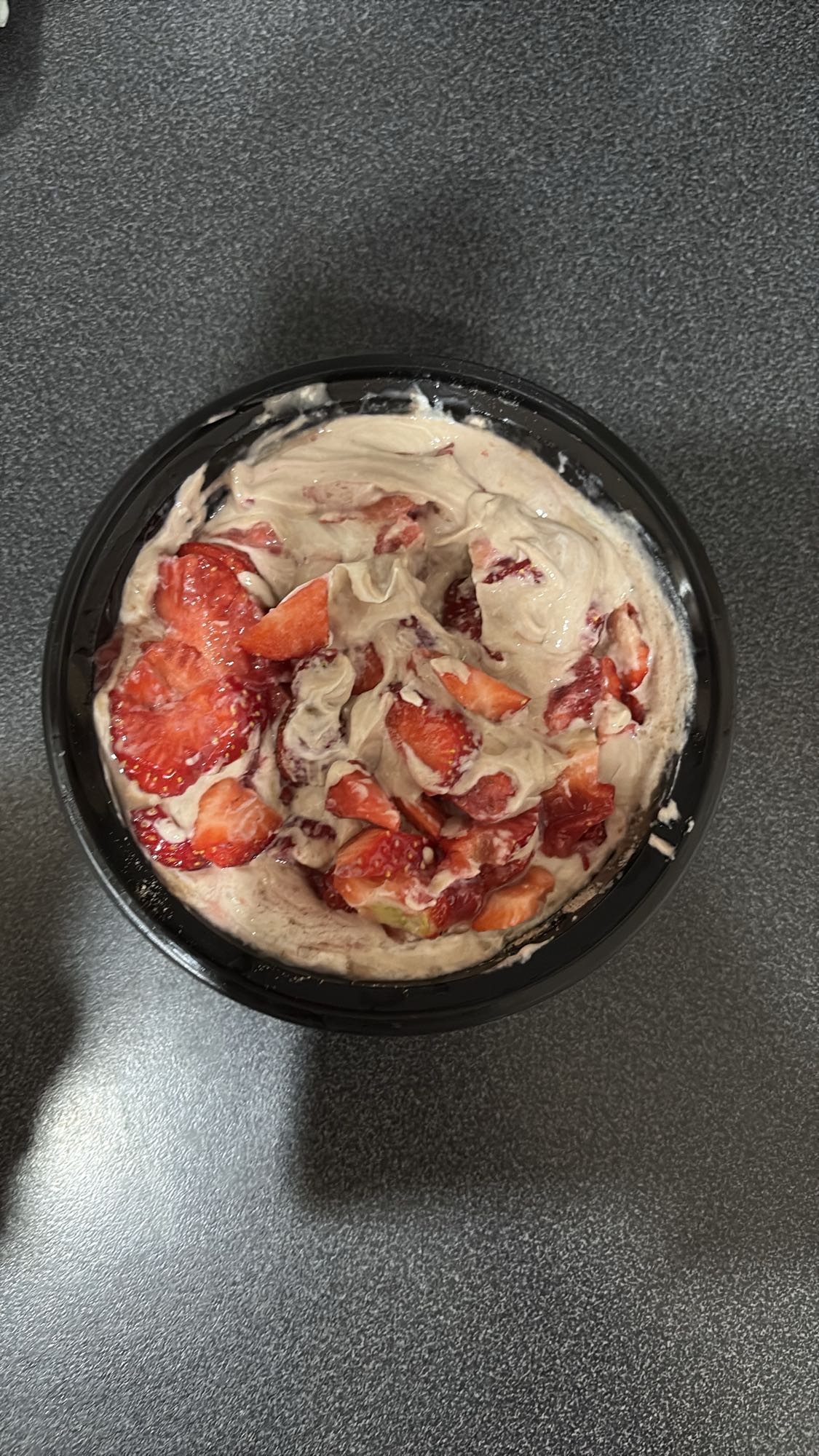 Jordbær med kremyoghurt