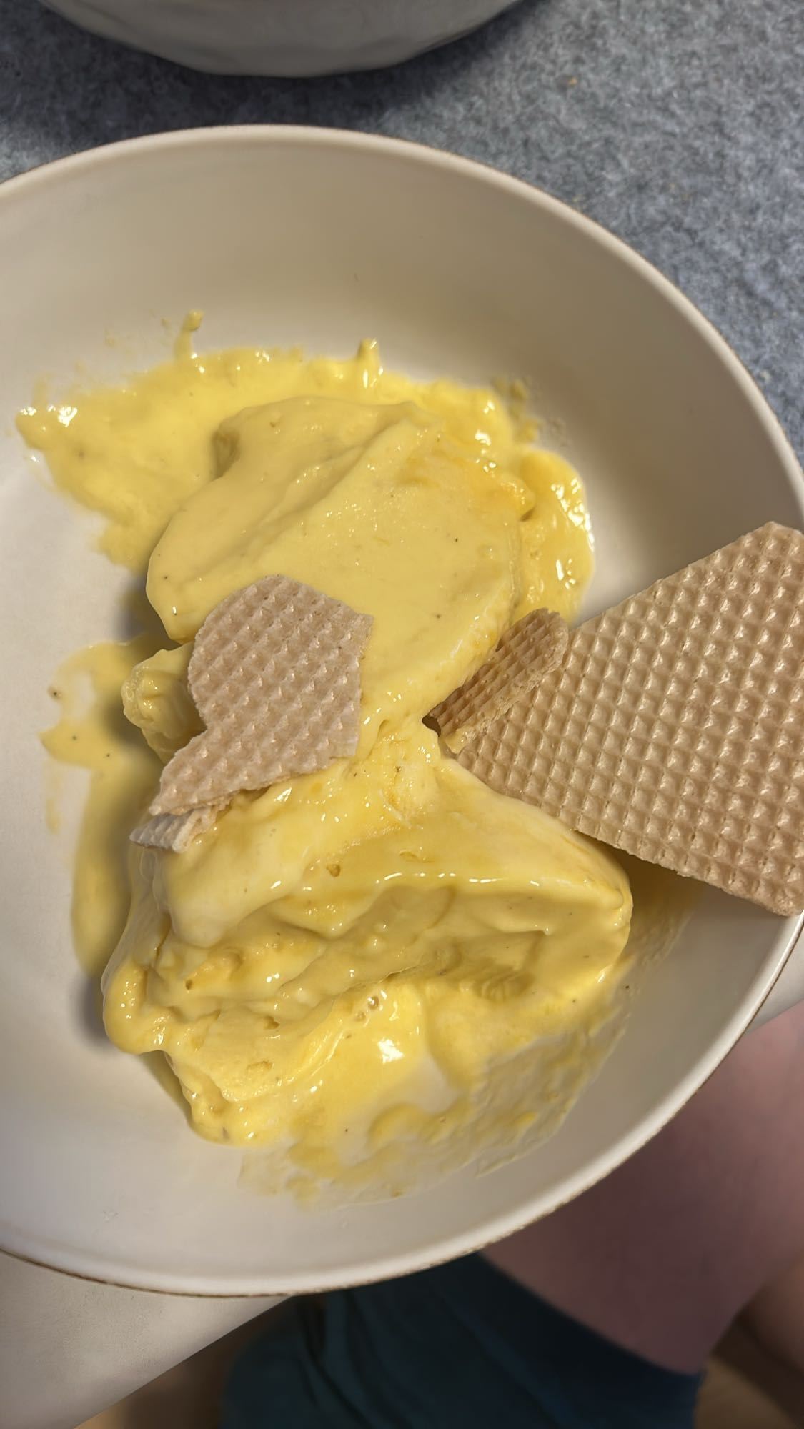 Helado de vainilla