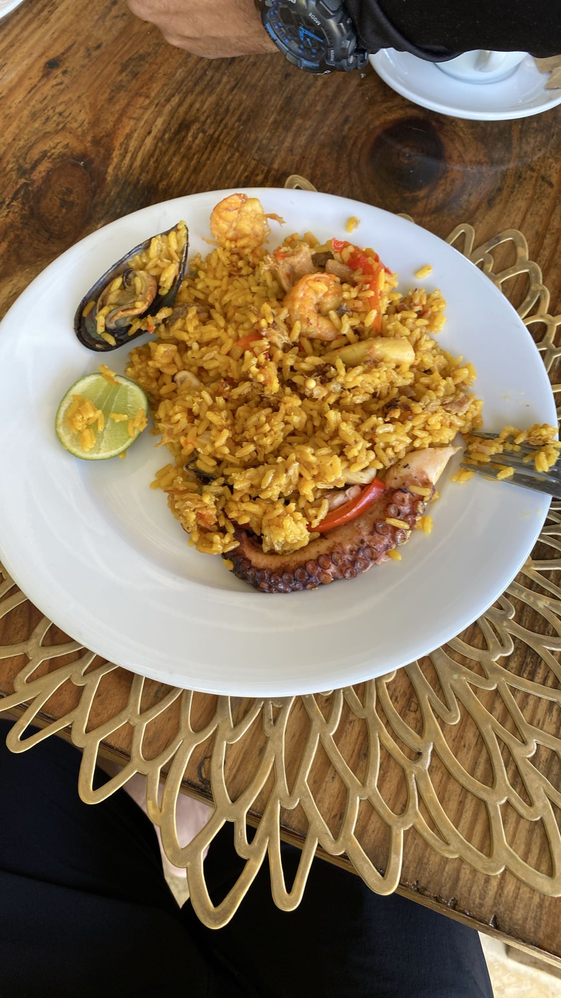 Paella de mariscos