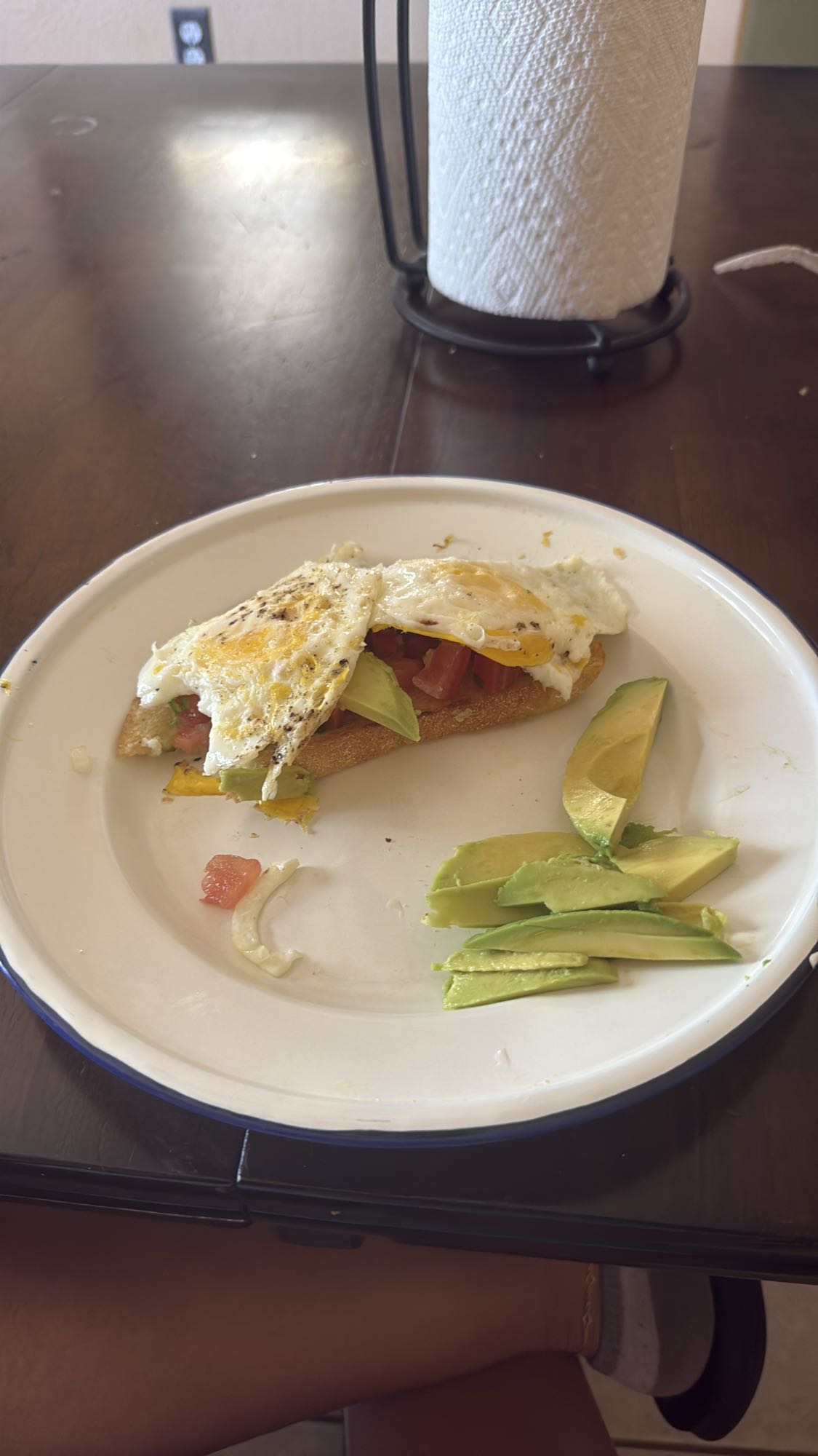 Two Eggs Avocado Sourdough Toast