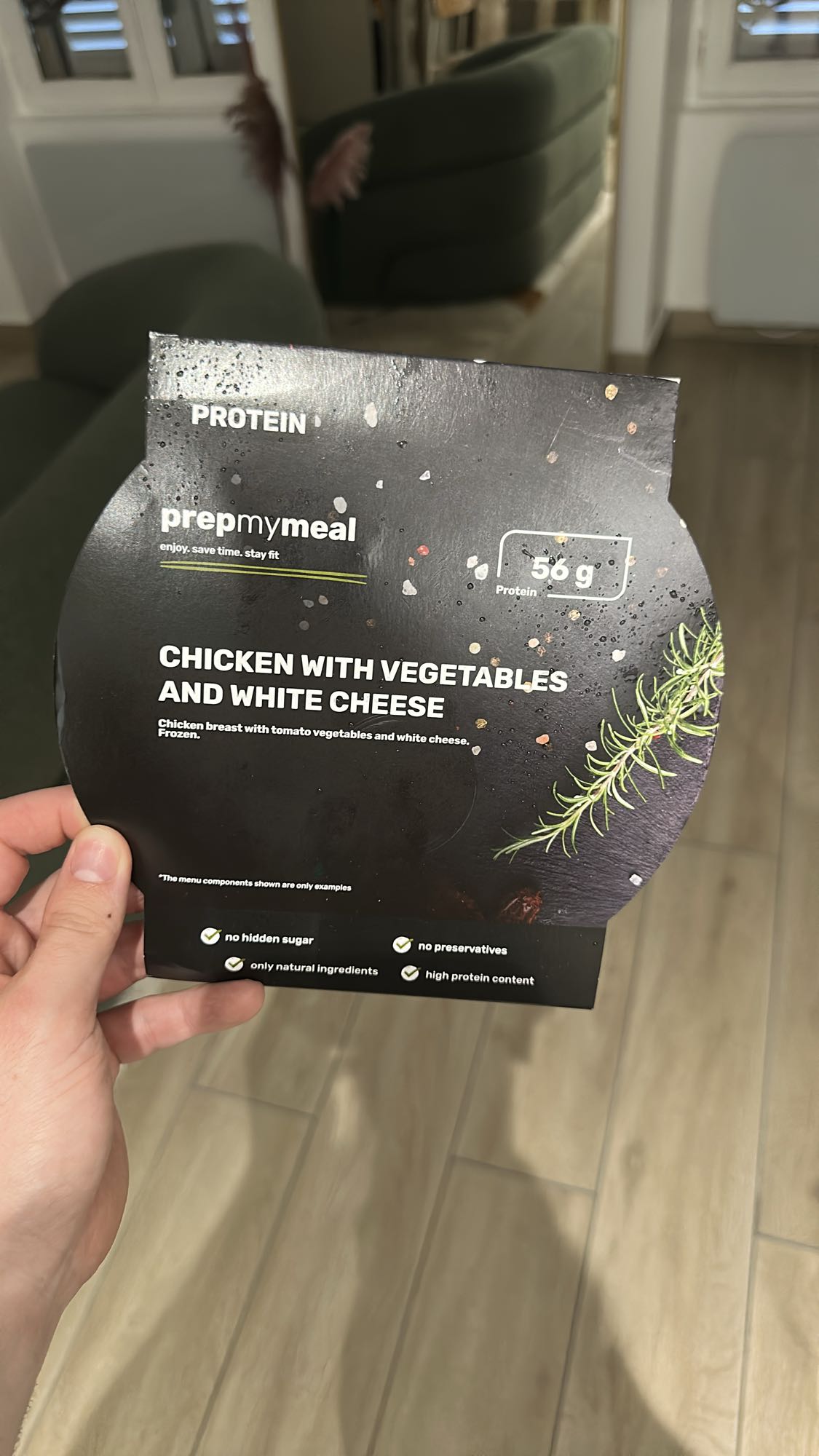 Poulet légumes fromage