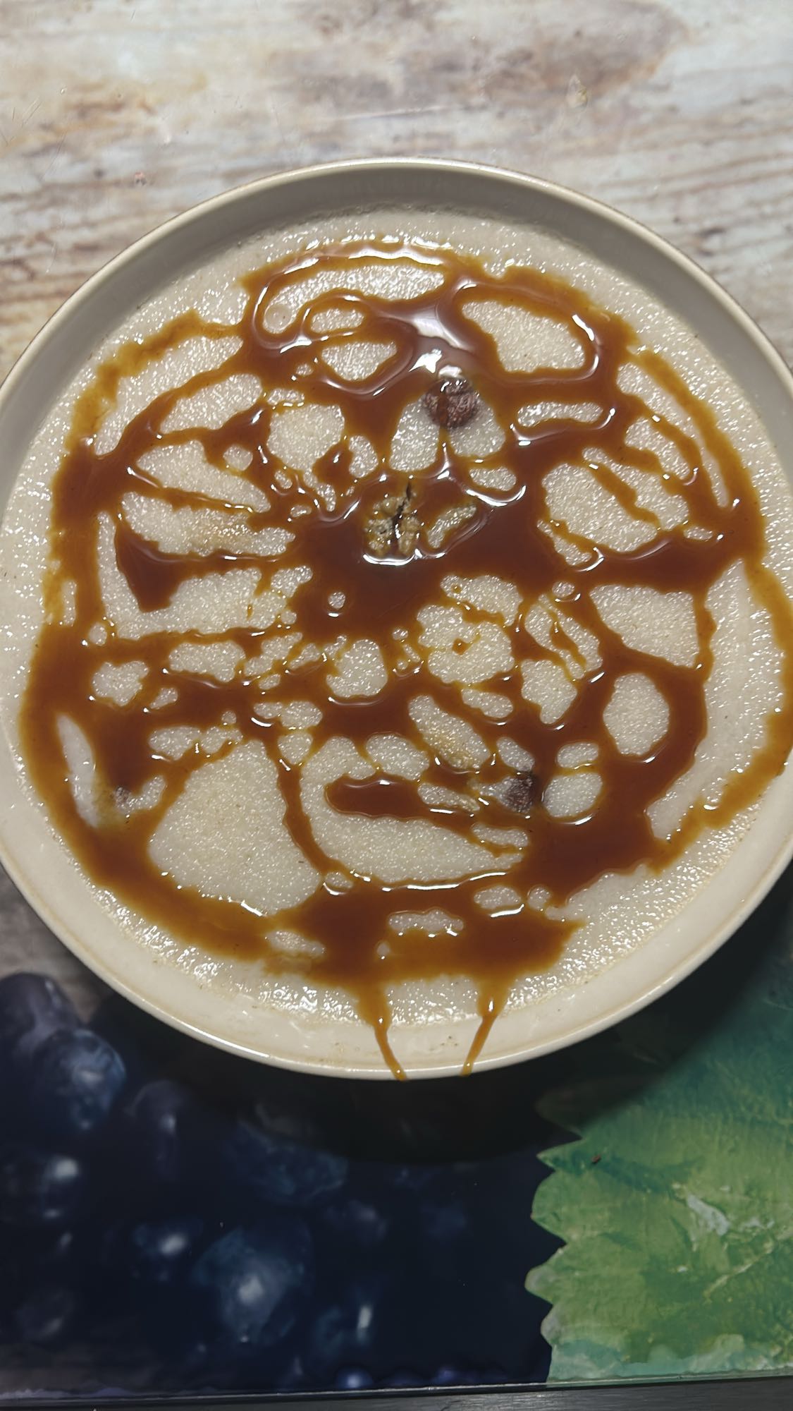 sémola con caramelo