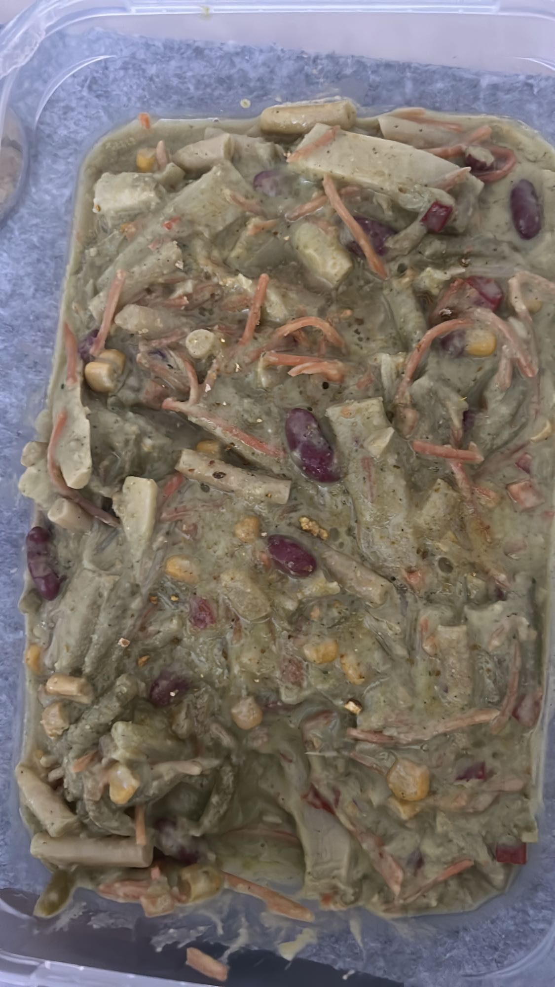ensalada cremosa de pasta