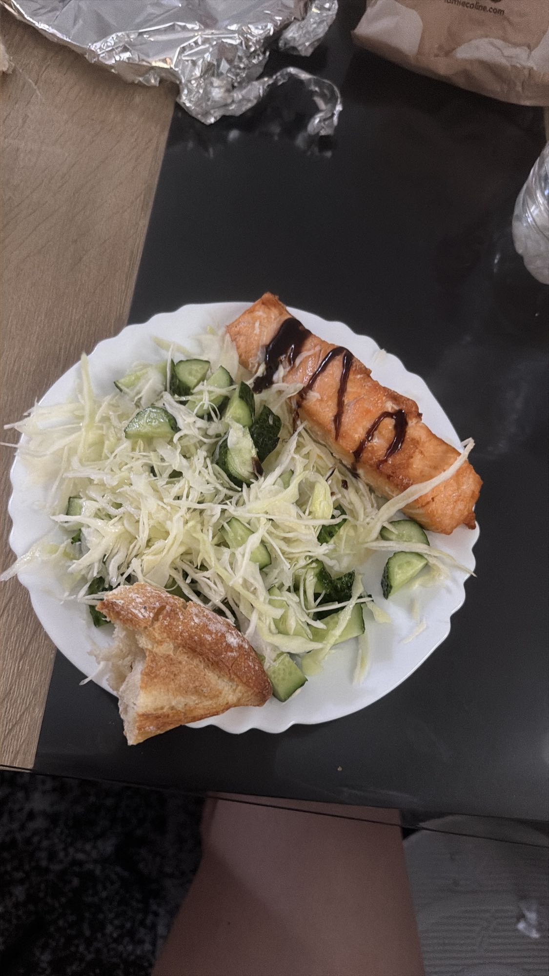 Somon cu salata