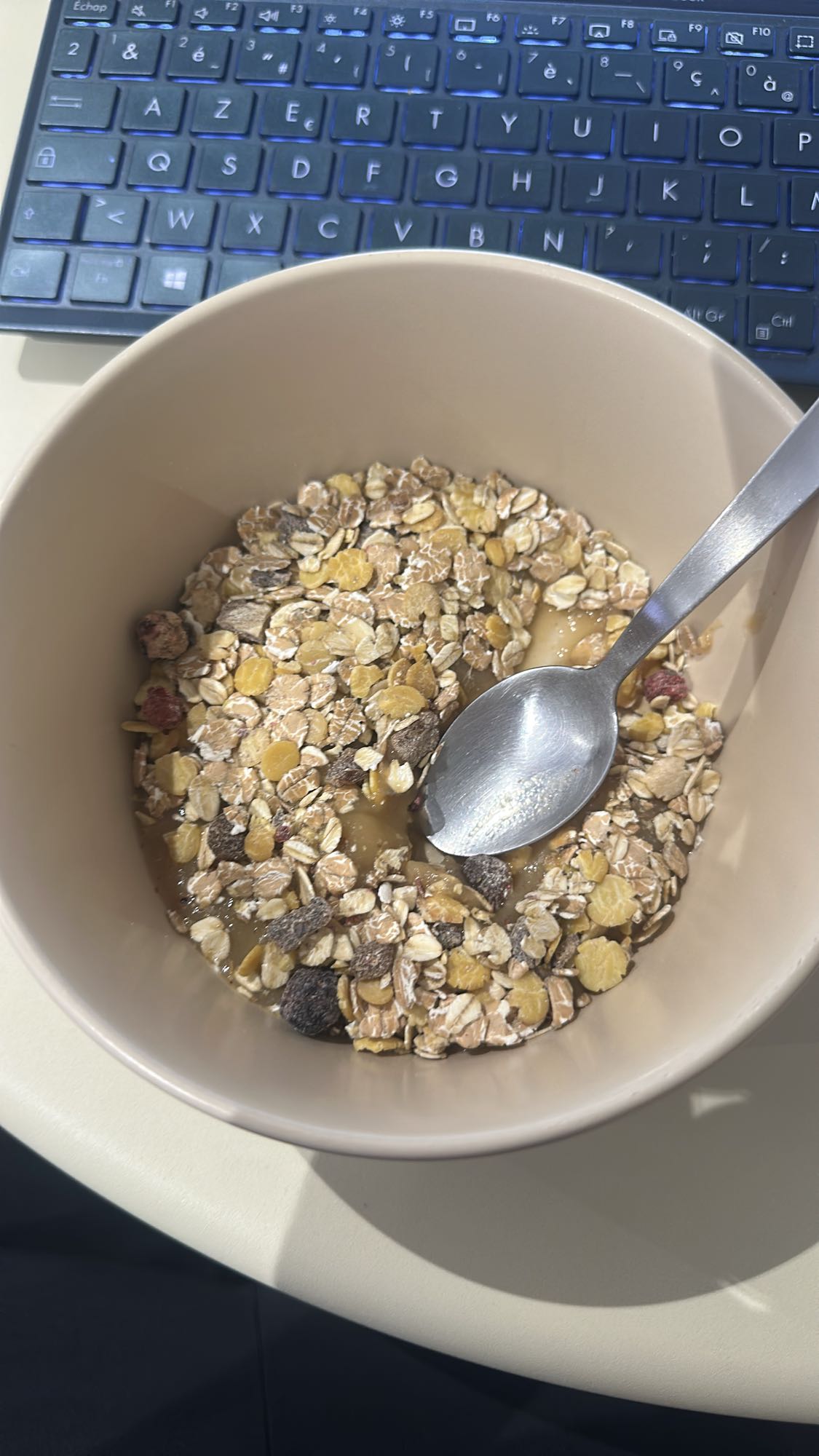 Muesli à la compote