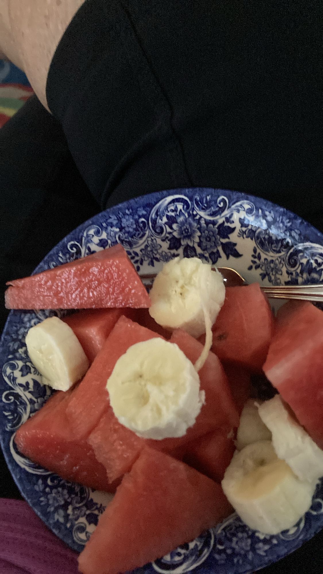 Vattenmelon och banan