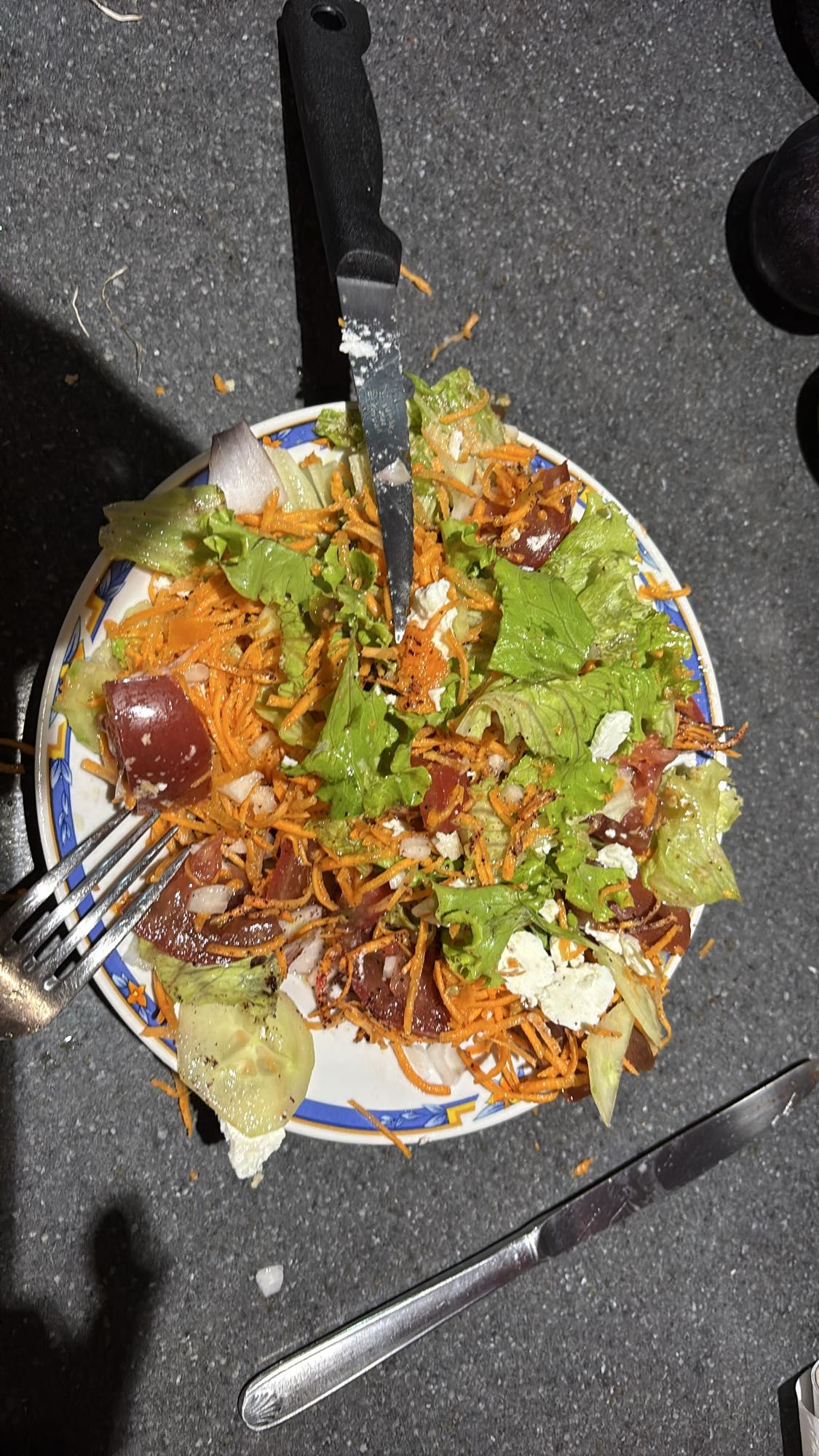 Salade carotte feta