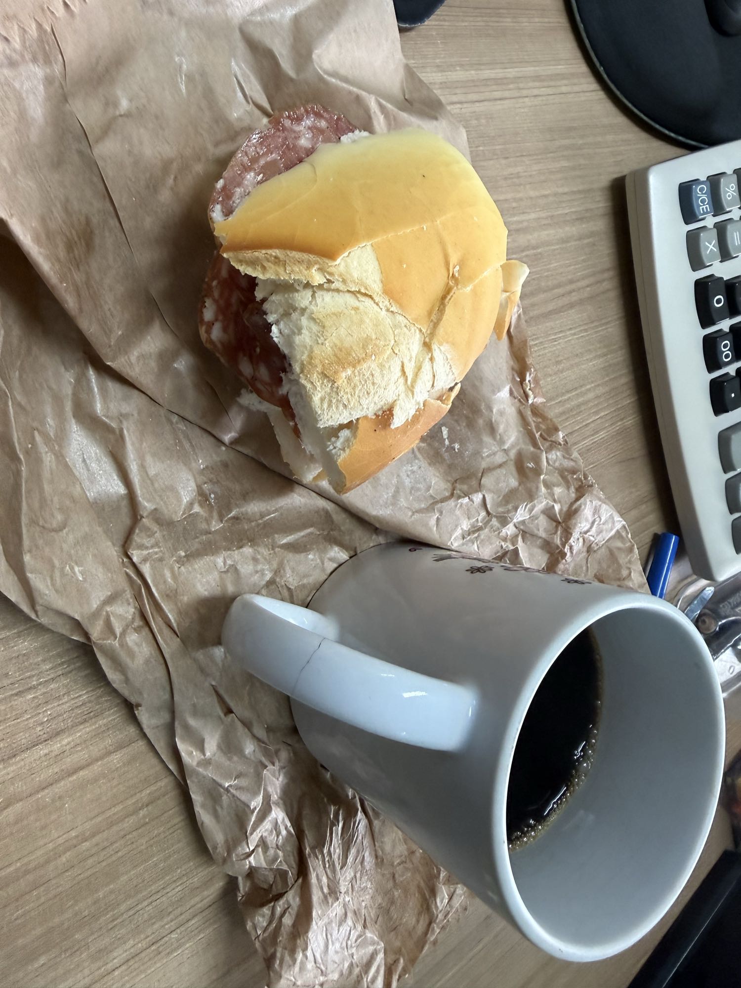 pão com salame