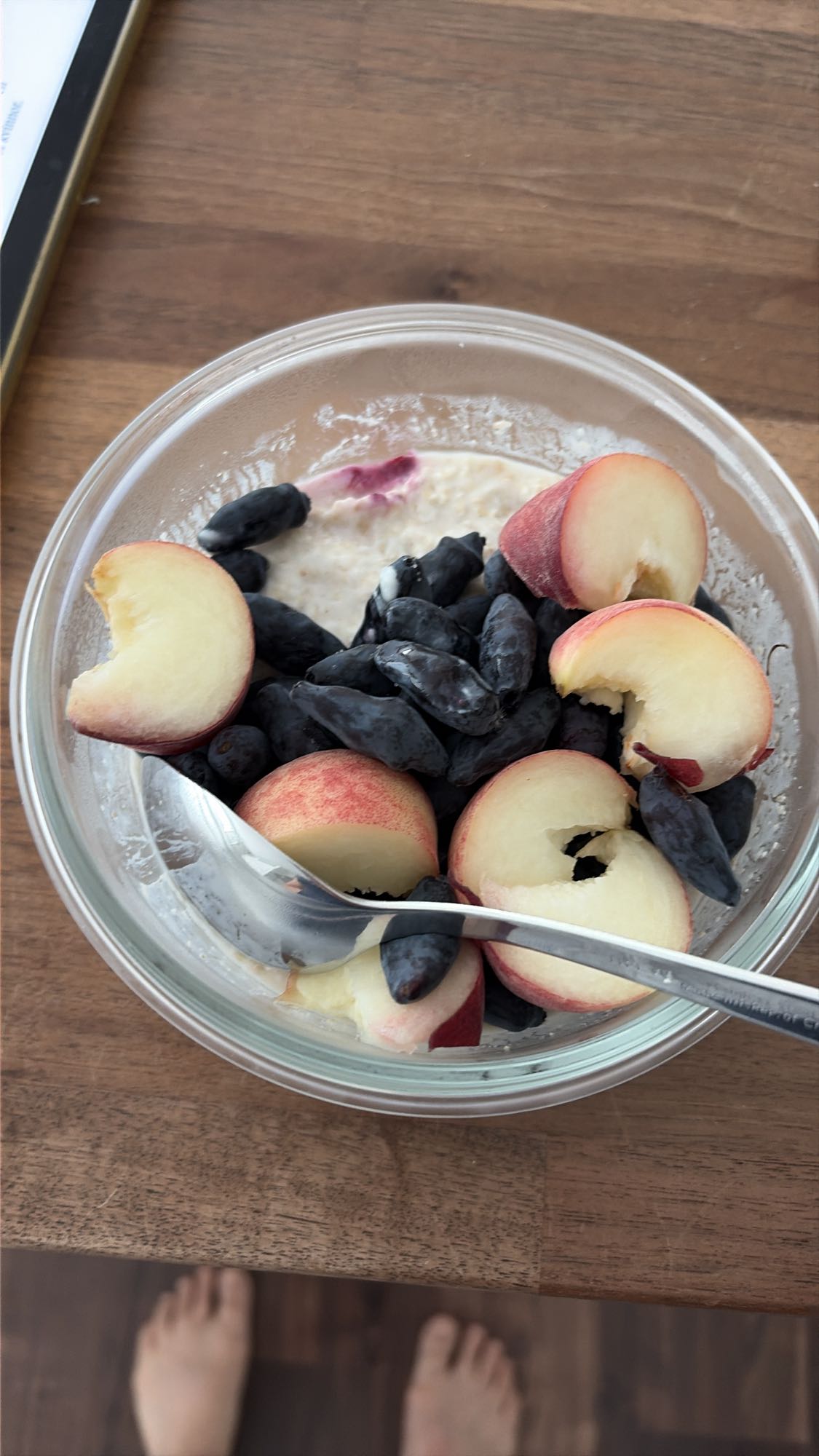 Havregröt med frukt